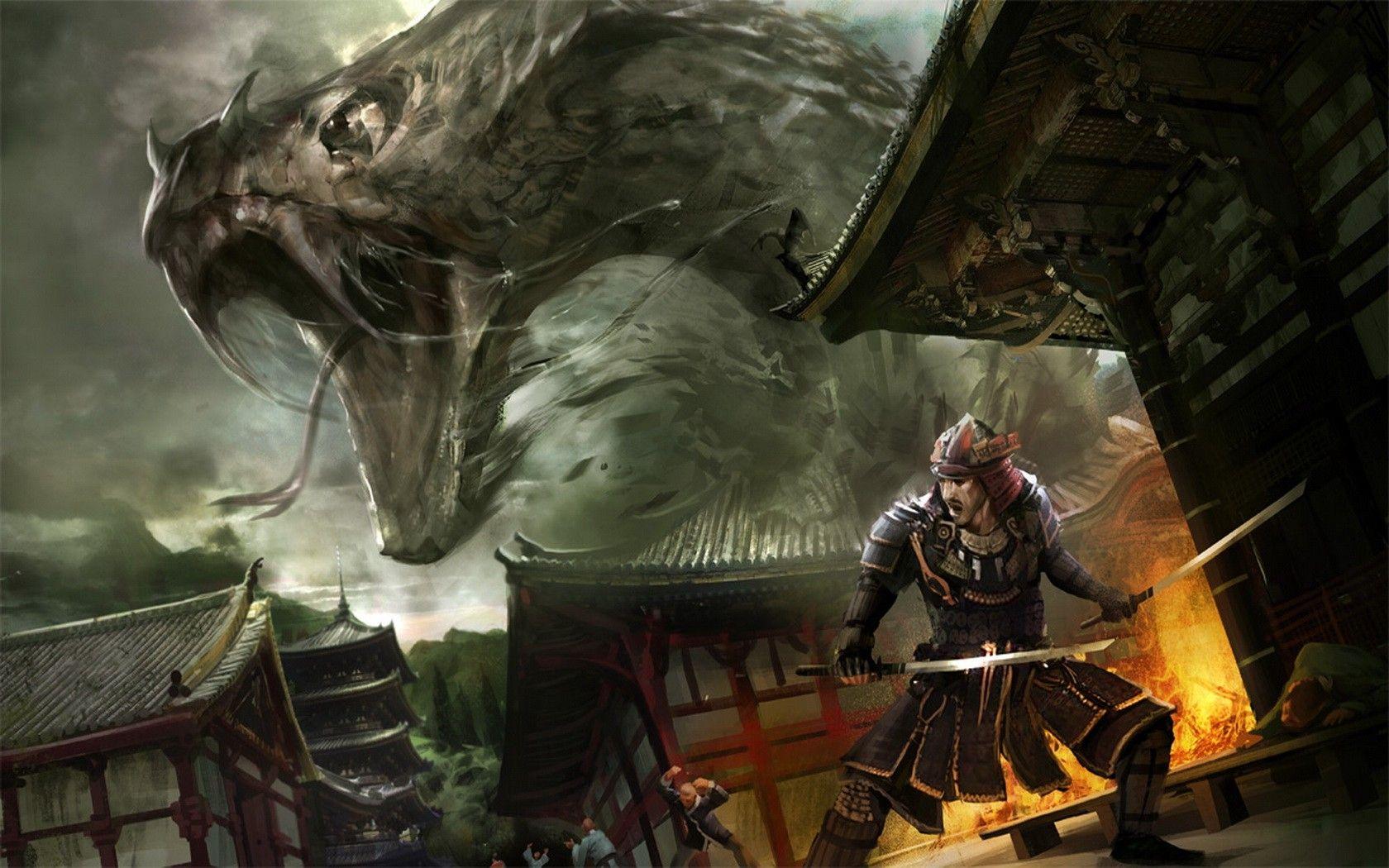 Dragon Samurai Wallpapers - Top Free Dragon Samurai Backgrounds ...