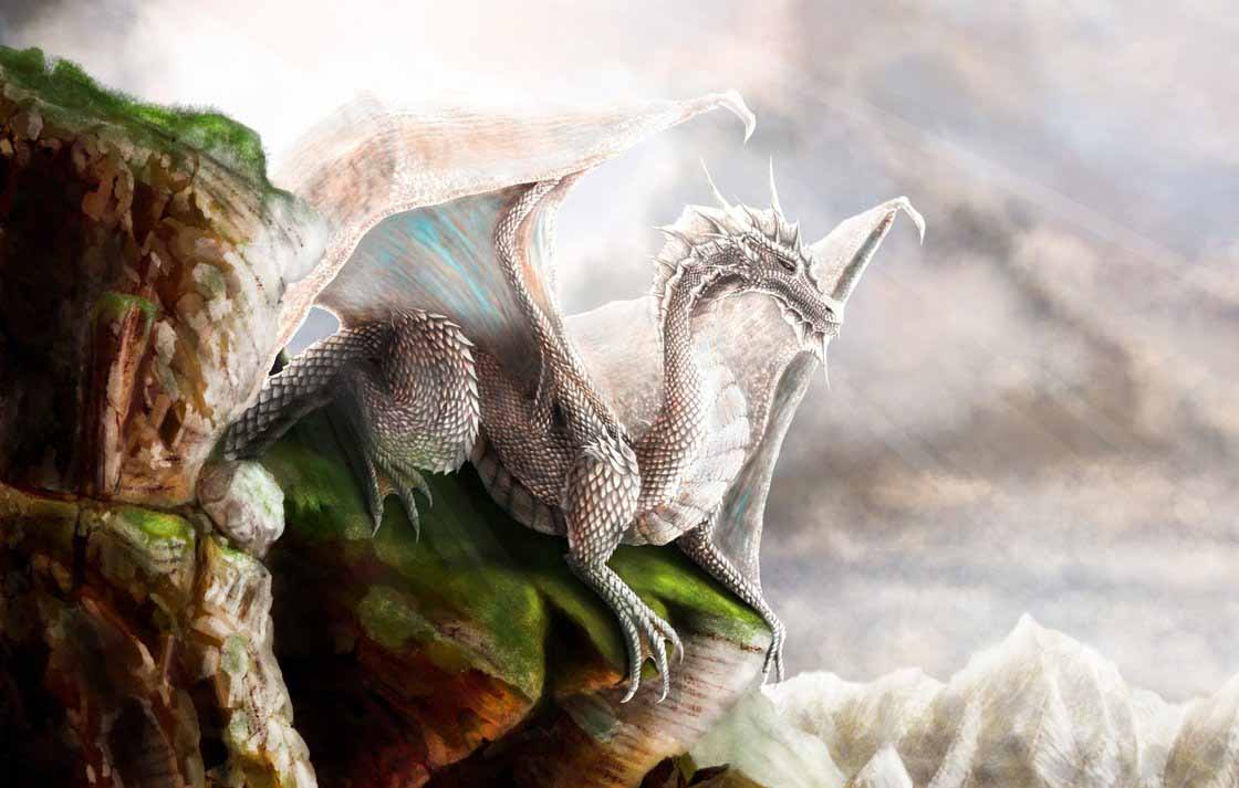 1120x713 Dragon Wallpaper Widescreen Osjourno Fantasy Art Unicorn Versus Dragon widescreen wallpaper Wide 1120x713