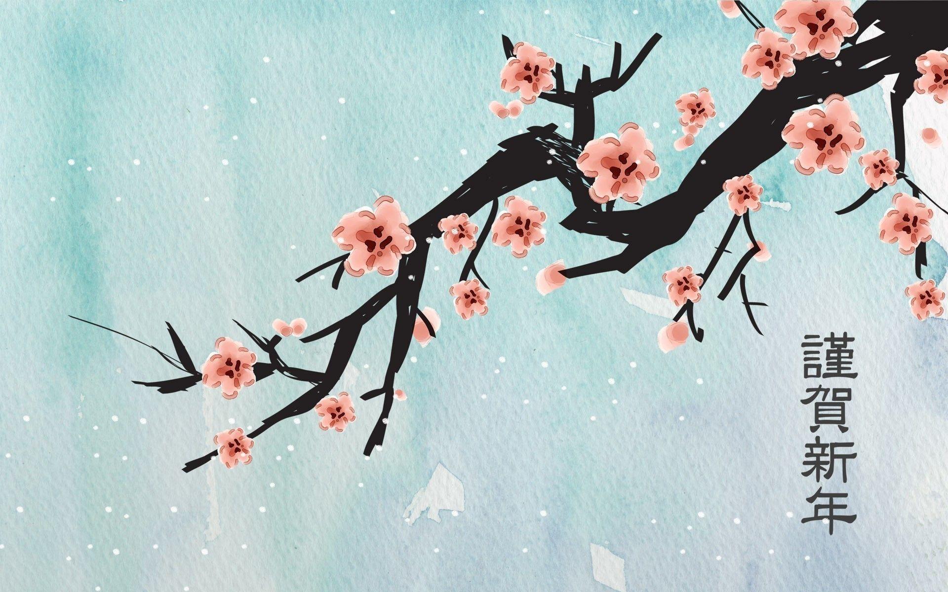 Japanese Cherry Blossom Art Wallpapers - Top Free Japanese Cherry Blossom Art Backgrounds