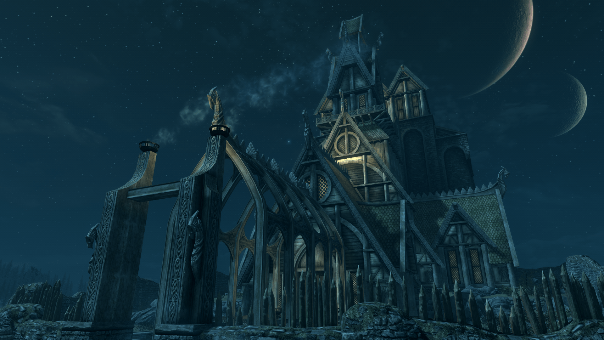 1920x1080 I LOVE how Dragonsreach looks in the Skyrim Special Edition