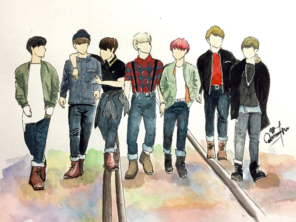 BTS Fan Art Wallpapers - Top Free BTS Fan Art Backgrounds ...