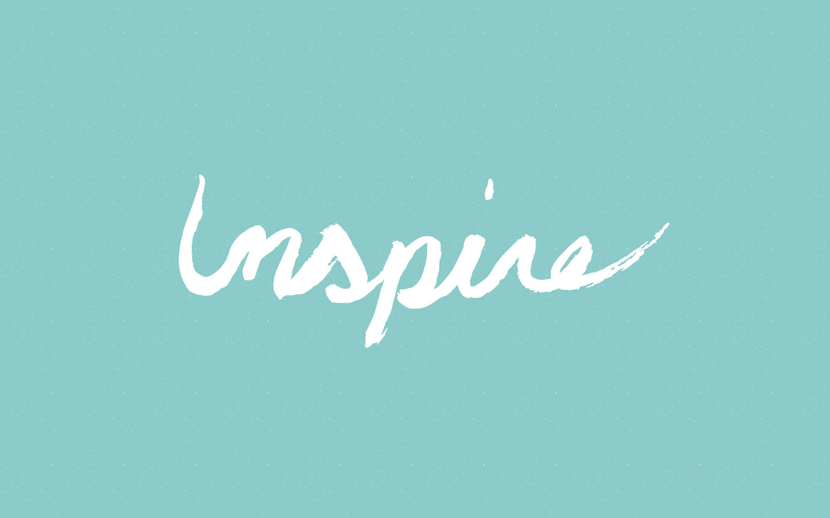2880x1800 Mint aqua white Inspire desktop wallpaper background