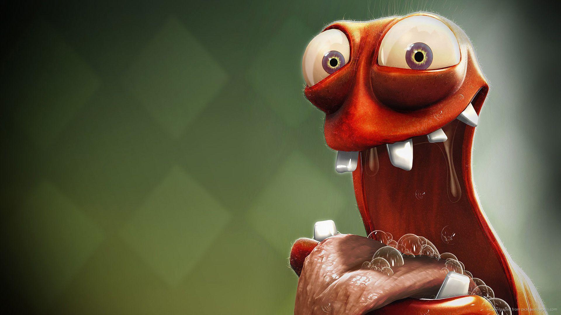 1920x1080 Download 1920x1080 Red Monster Wallpaper