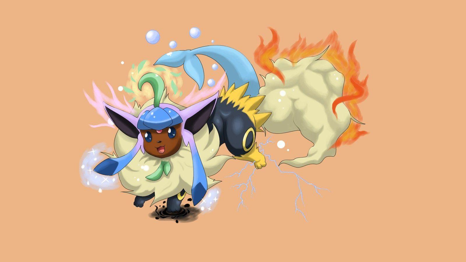 1600x900 Eevee WallpaperDS Eevee Evolution Wallpaper, All Eevee Evolutions Wallpaper and Loneliness Eevee Wallpaper