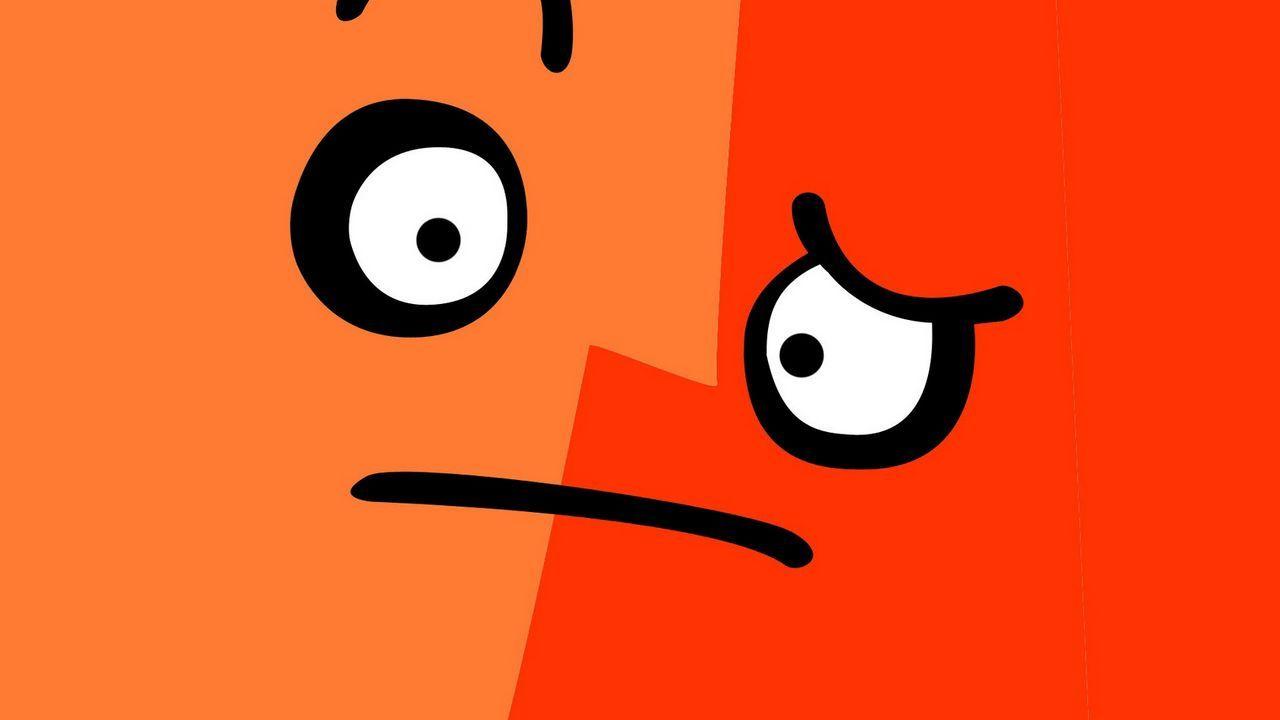 1280x720 Wallpaper face, book, cover, sad, mood, smiley, lines hd, picture, image