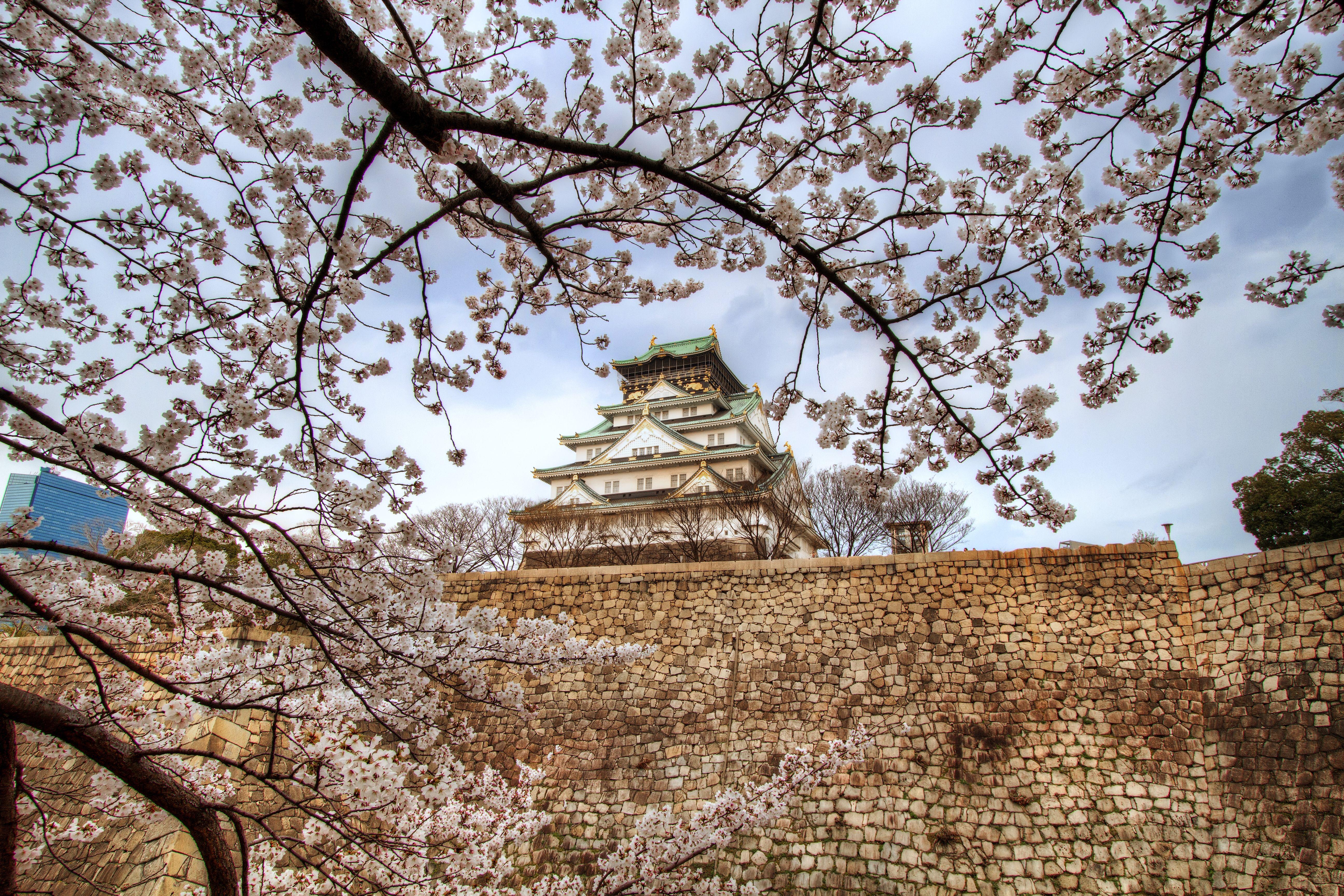 5184x3456 Osaka Castle HD Wallpaper and Background Image