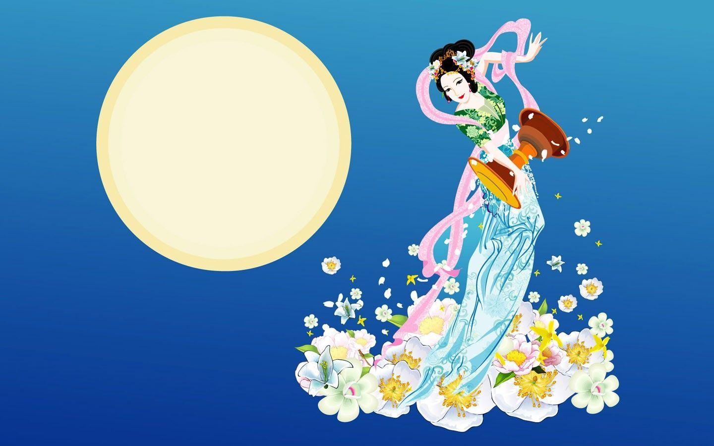 1440x900 Mid Autumn Festival Moon Beautiful Wallpaper Wallpaper Download. Mid Autumn Festival, Mid Autumn Festival Craft, Traditional Chinese Festival