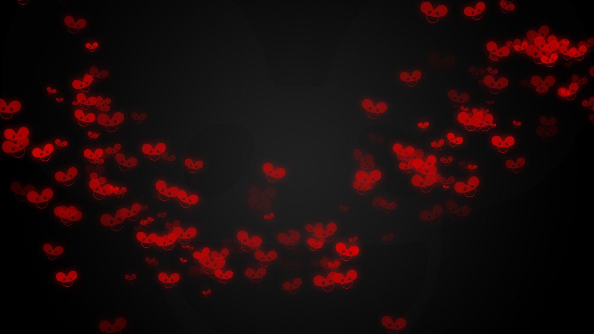 1920x1080 red gray techno Deadmau5 dubstep / Wallbase.cc. Red wallpaper, Red and black wallpaper, Music wallpaper