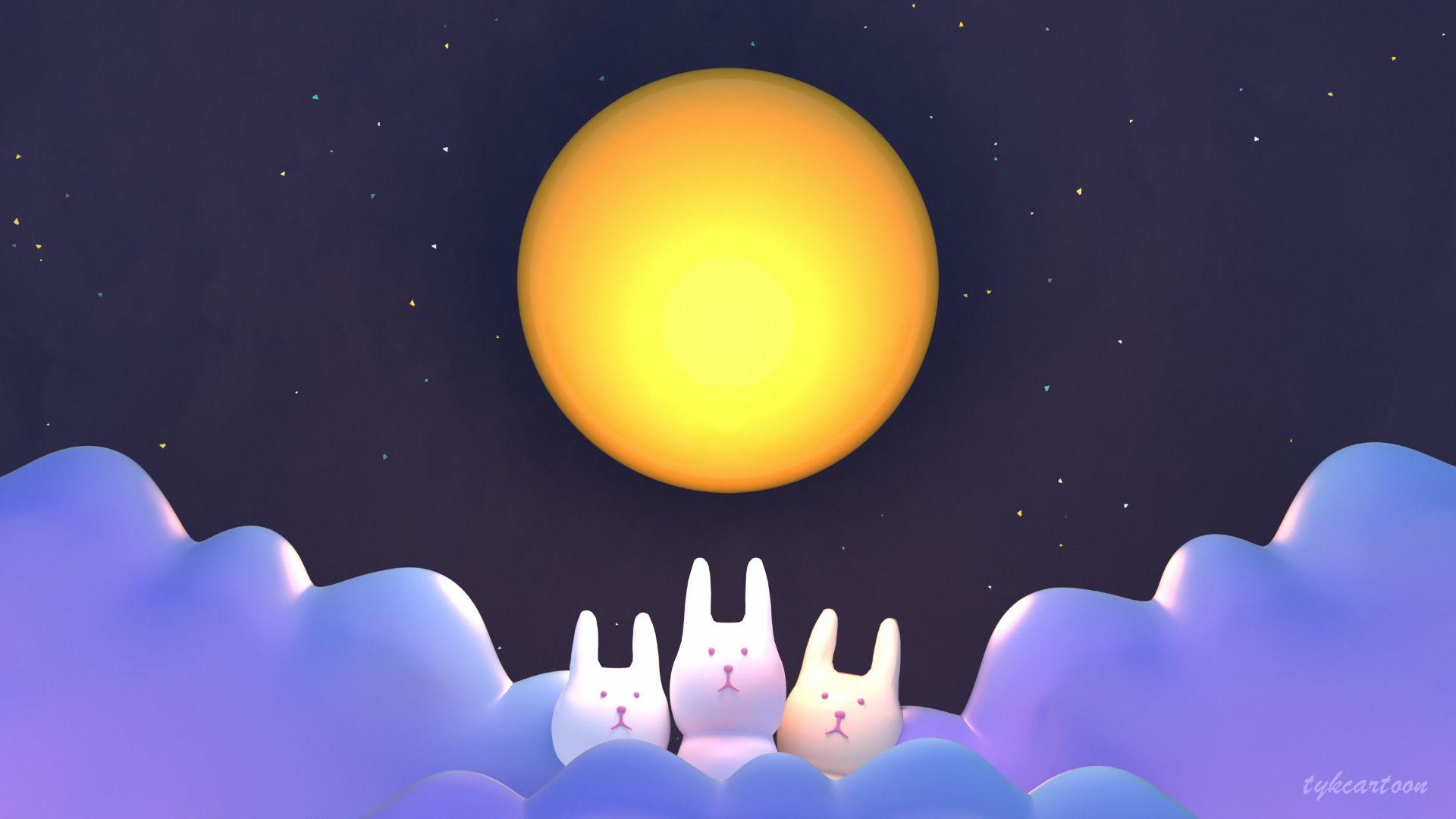 1920x1080 Chinese Mid Autumn Festival Design, Judy Kao