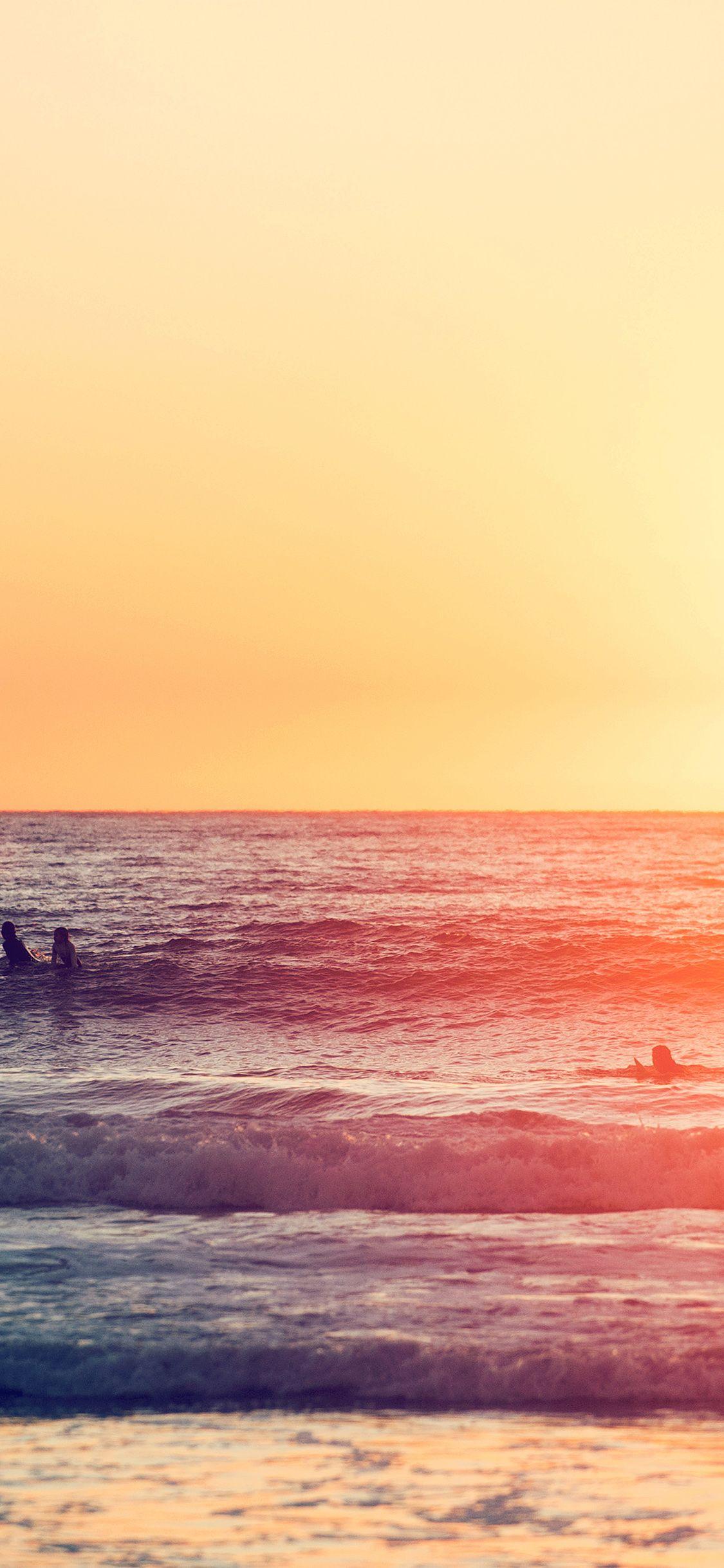 1125x2436 Sea California Beach Sunset Nature .
