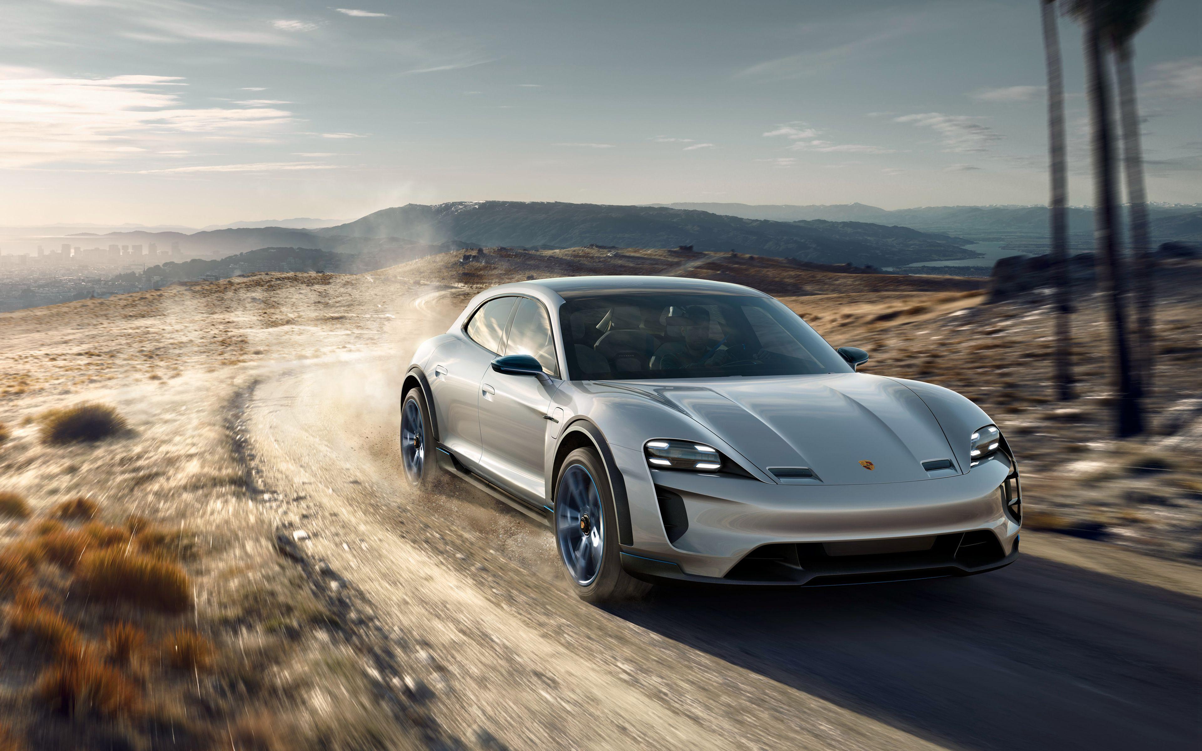 3840x2400 Porsche Mission E Cross Turismo 4K Wallpaper