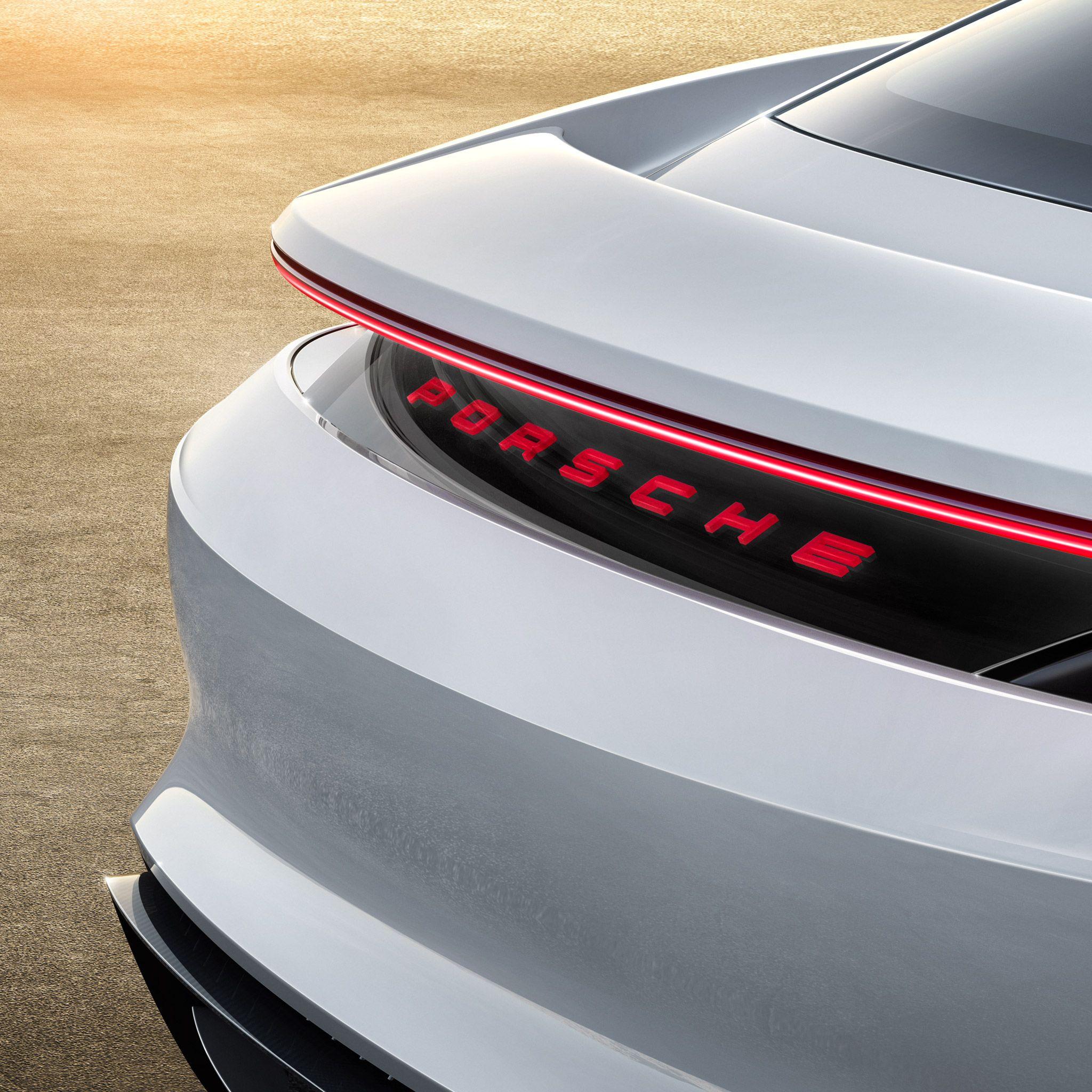 2048x2048 Tribute to tomorrow. Porsche Concept Study Mission E. Dr. Ing. h.c. F. Porsche AG