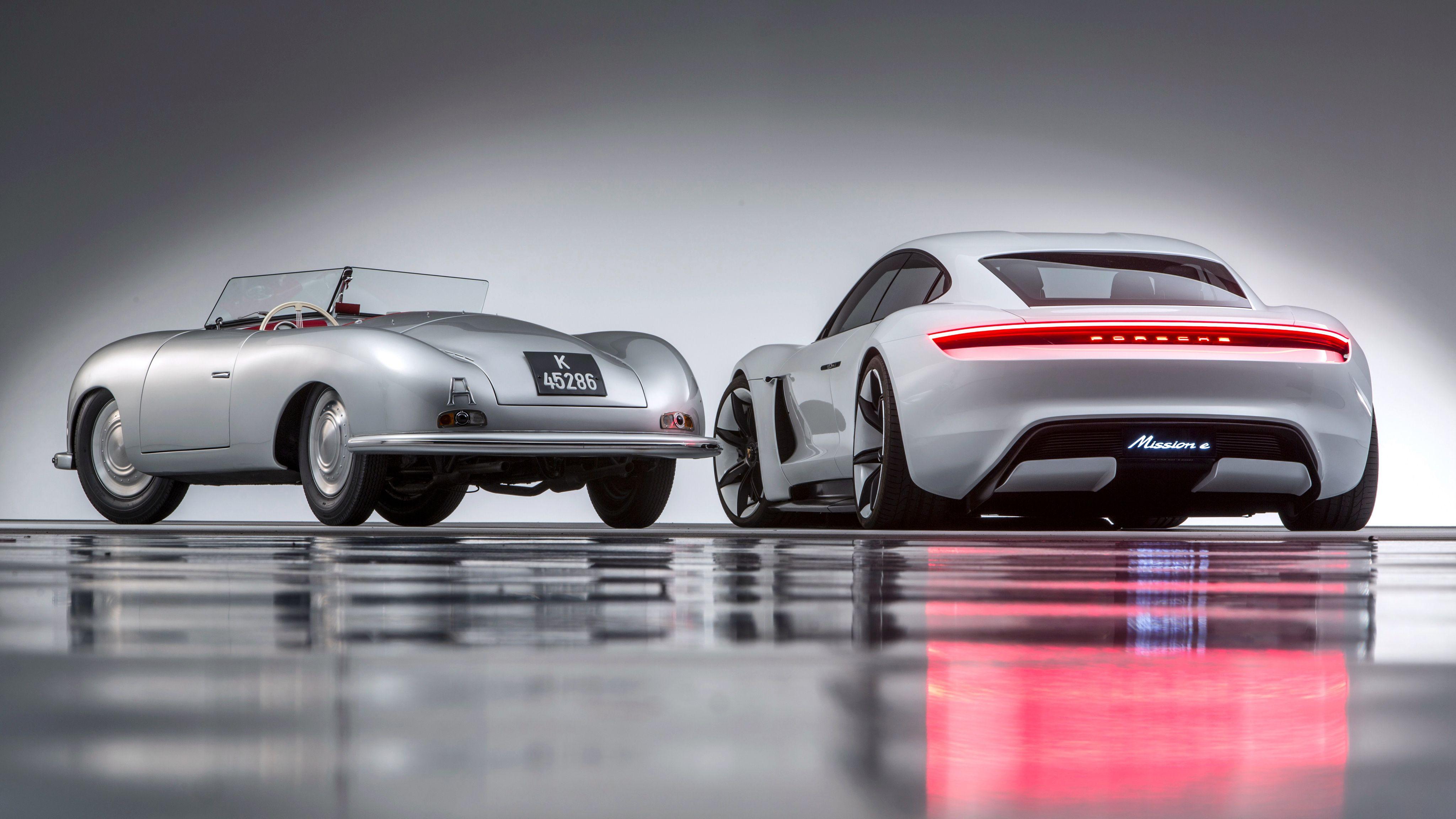 4096x2304 Porsche 356 Porsche Mission E 4K 2 Wallpaper. HD Car Wallpaper