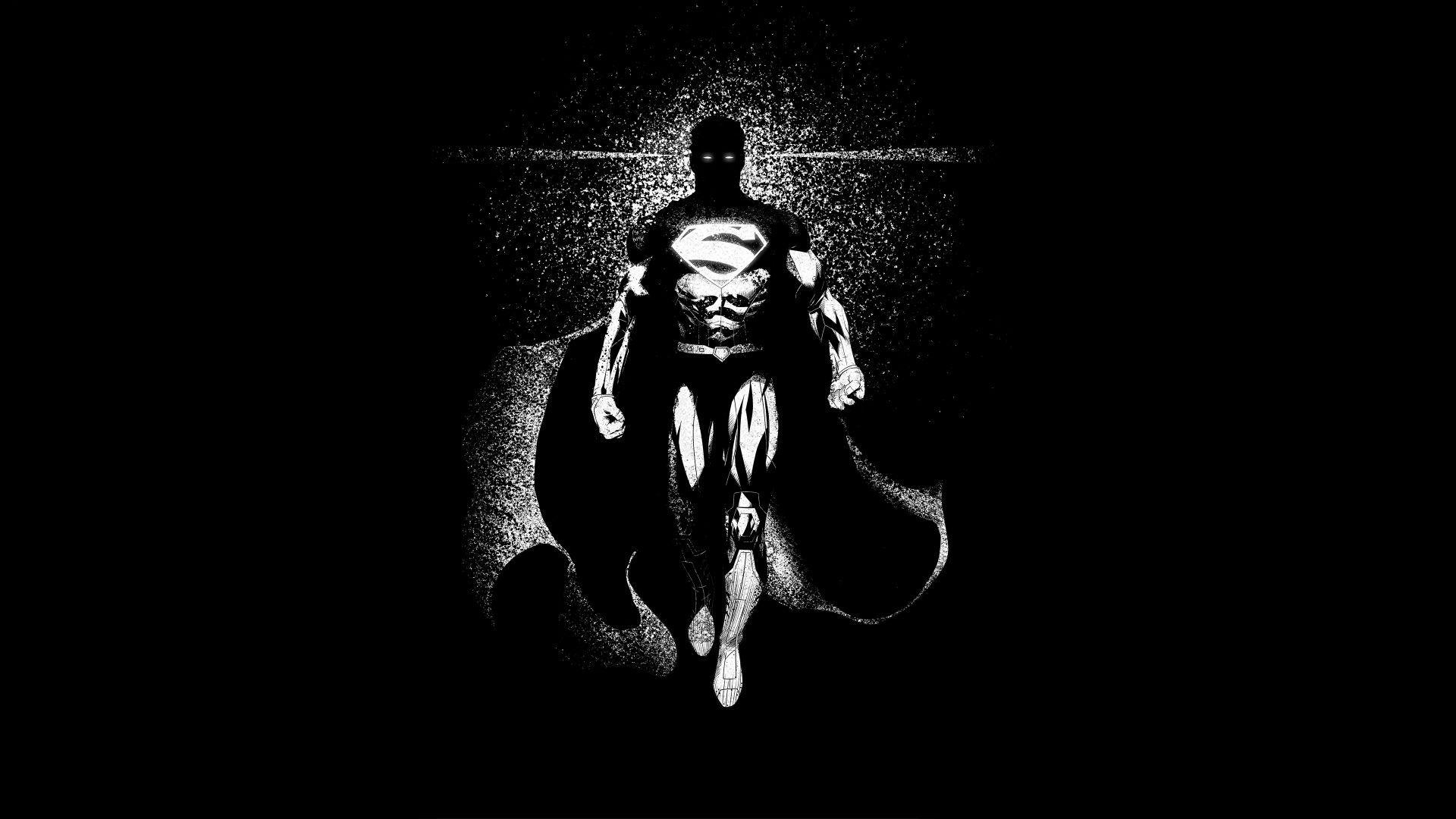 1920x1080 Desktop wallpaper superman, dark & minimal, art, HD image, picture, background, 50c999