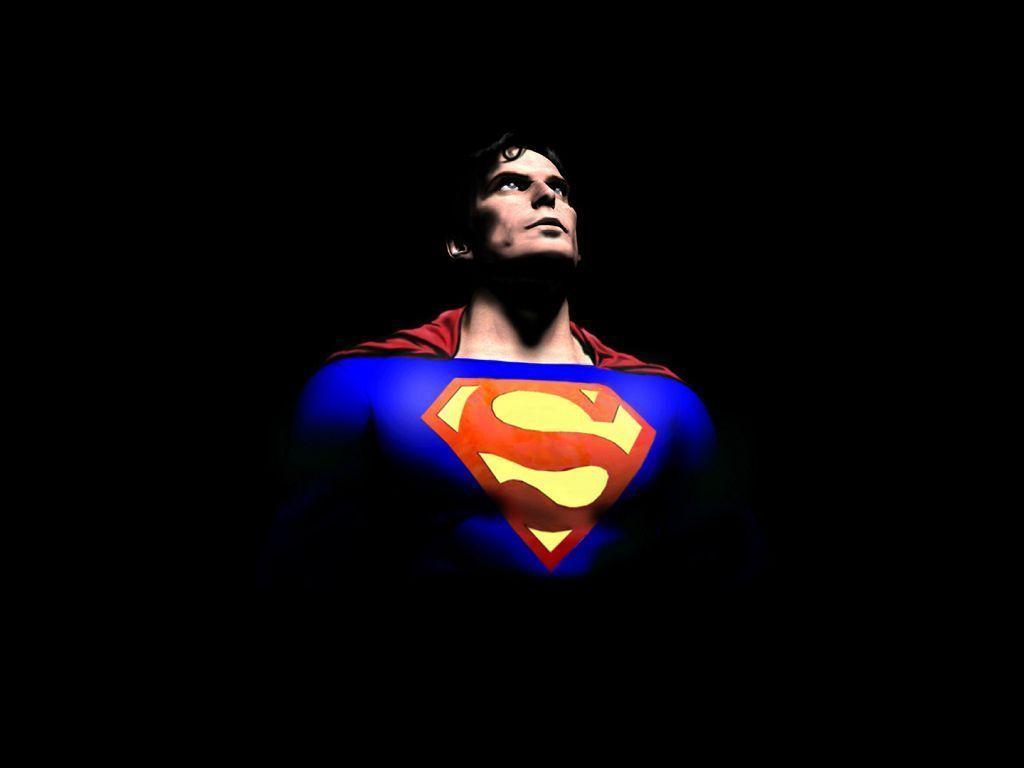1024x768 3D Superman Wallpaper