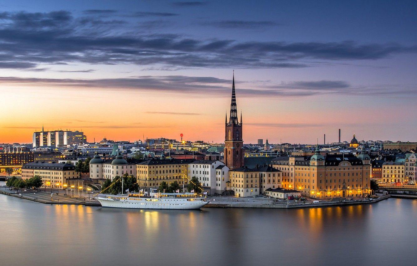 1332x850 Wallpaper Stockholm, Sweden, Sweden, Old Town, Stockholm image for desktop, section город
