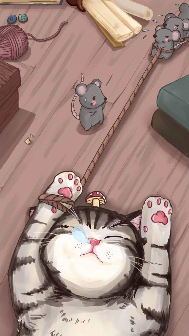 Cat Phone Wallpapers Top Free Cat Phone Backgrounds WallpaperAccess