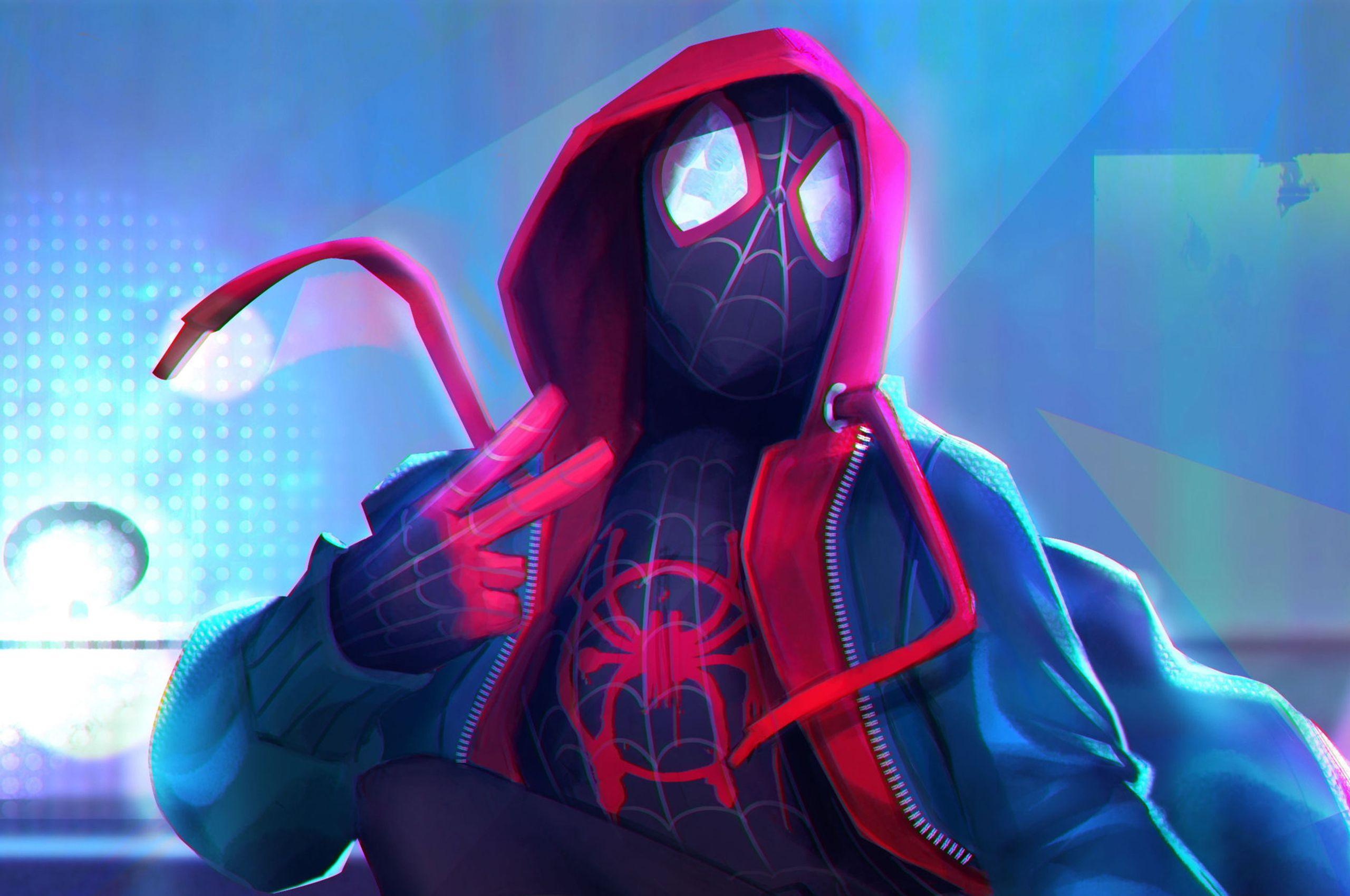 2560x1700 Spiderverse Street Art Graffiti Chromebook Pixel HD 4k Wallpaper, Image, Background, Photo and Picture
