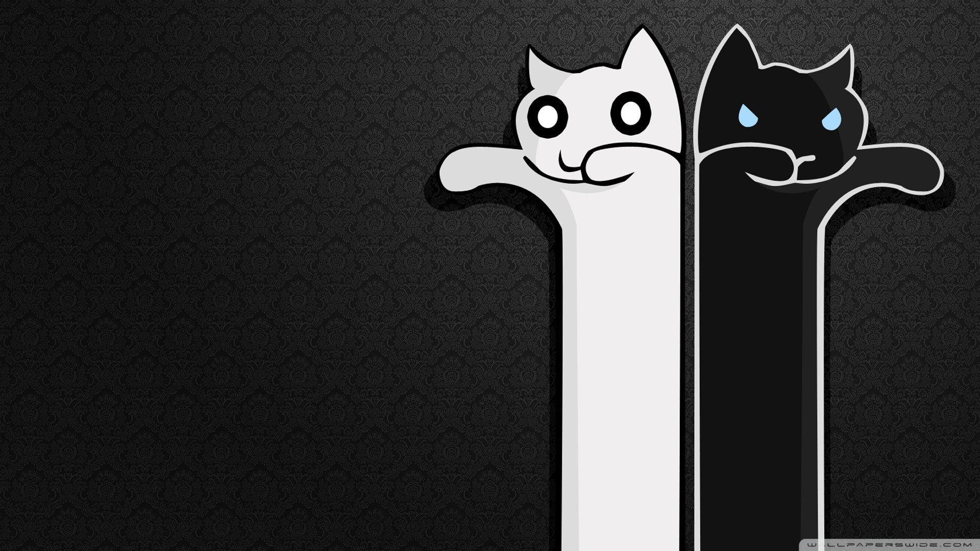 1920x1080 Cartoon Cats Wallpaper