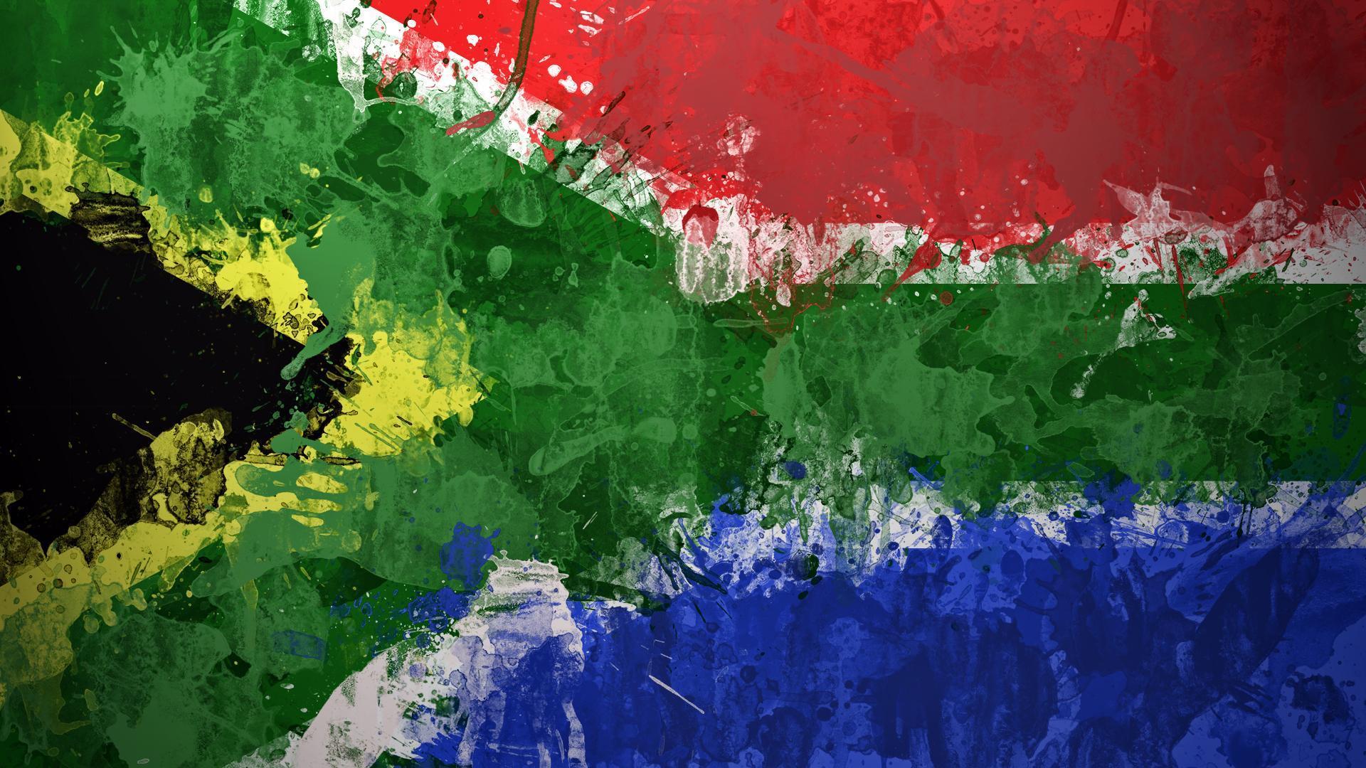 1920x1080 South Africa Flag Wallpaper