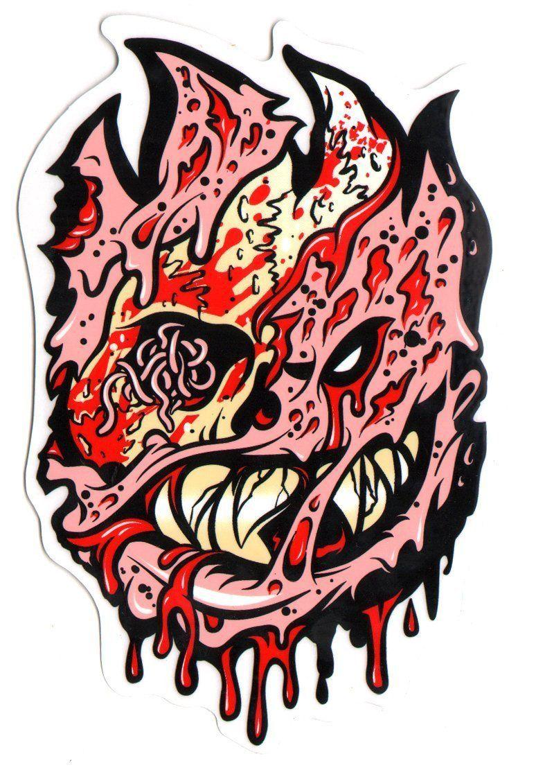 774x1124 Spitfire Wheels Zombie Skateboard Sticker Horror Scary New : Sports & Outdoors. Skateboard stickers, Skateboard art, Skateboard design