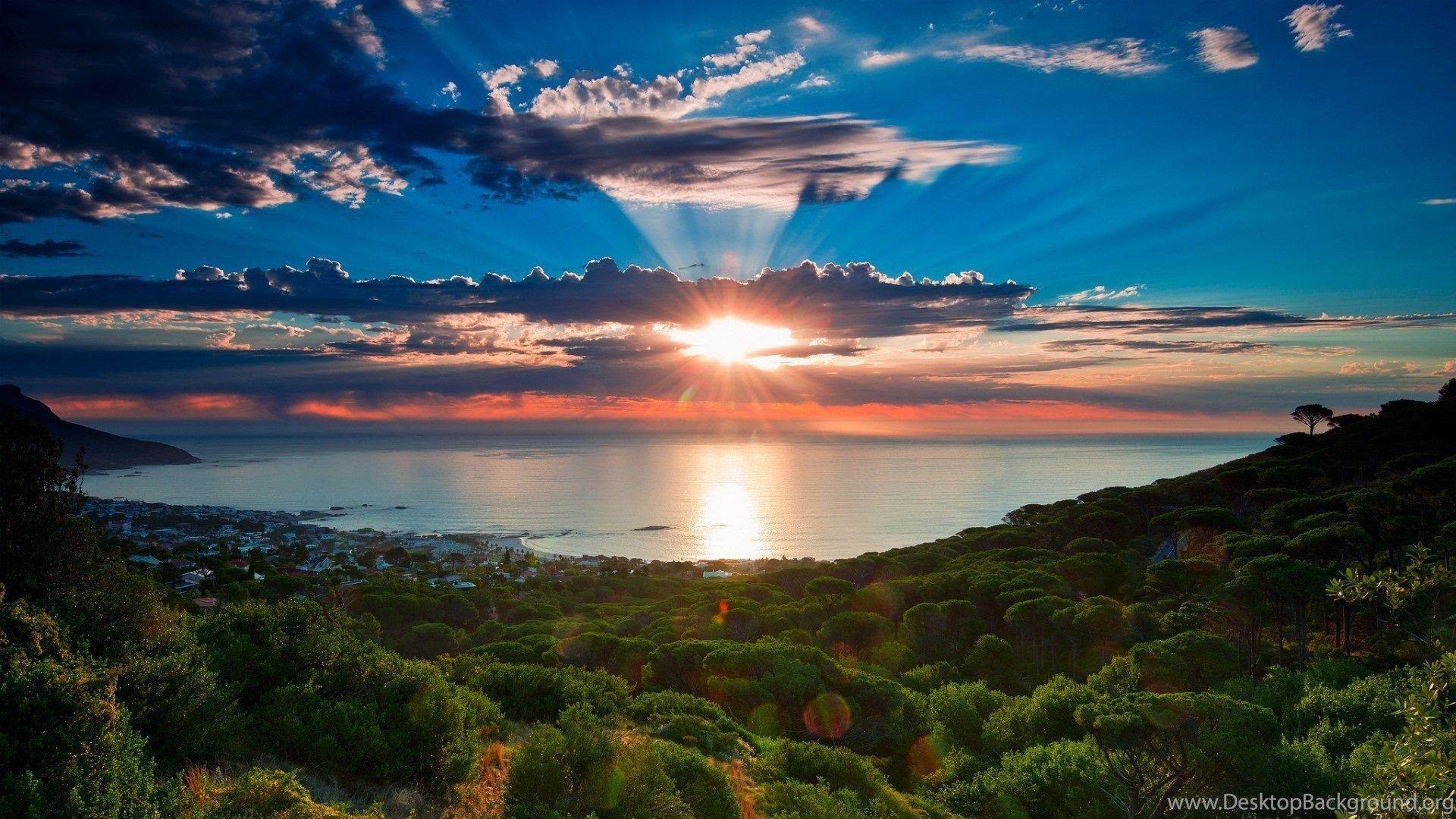 1920x1080 Beautiful Sunset In South Africa Wallpaper And Image. Desktop Background