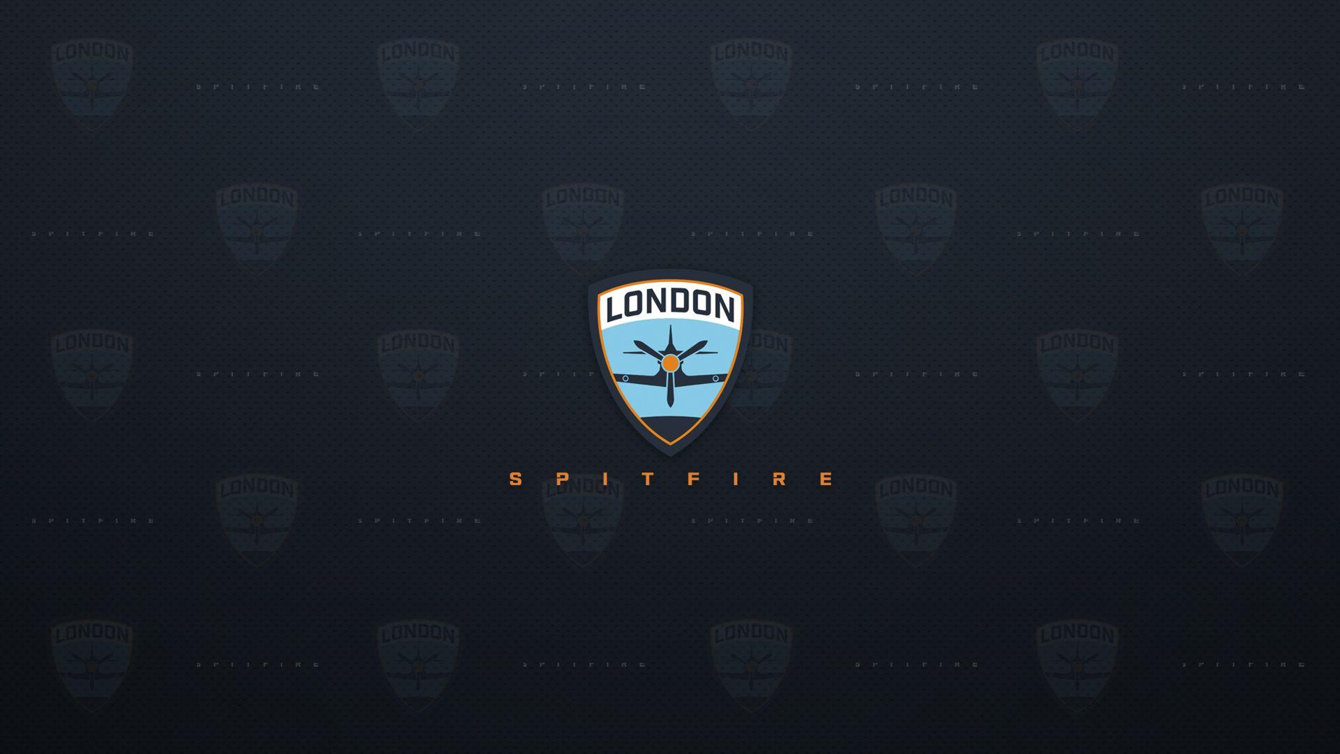 1920x1080 London Spitfire Desktop and Mobile Wallpaper (Blue, Navy and Orange)