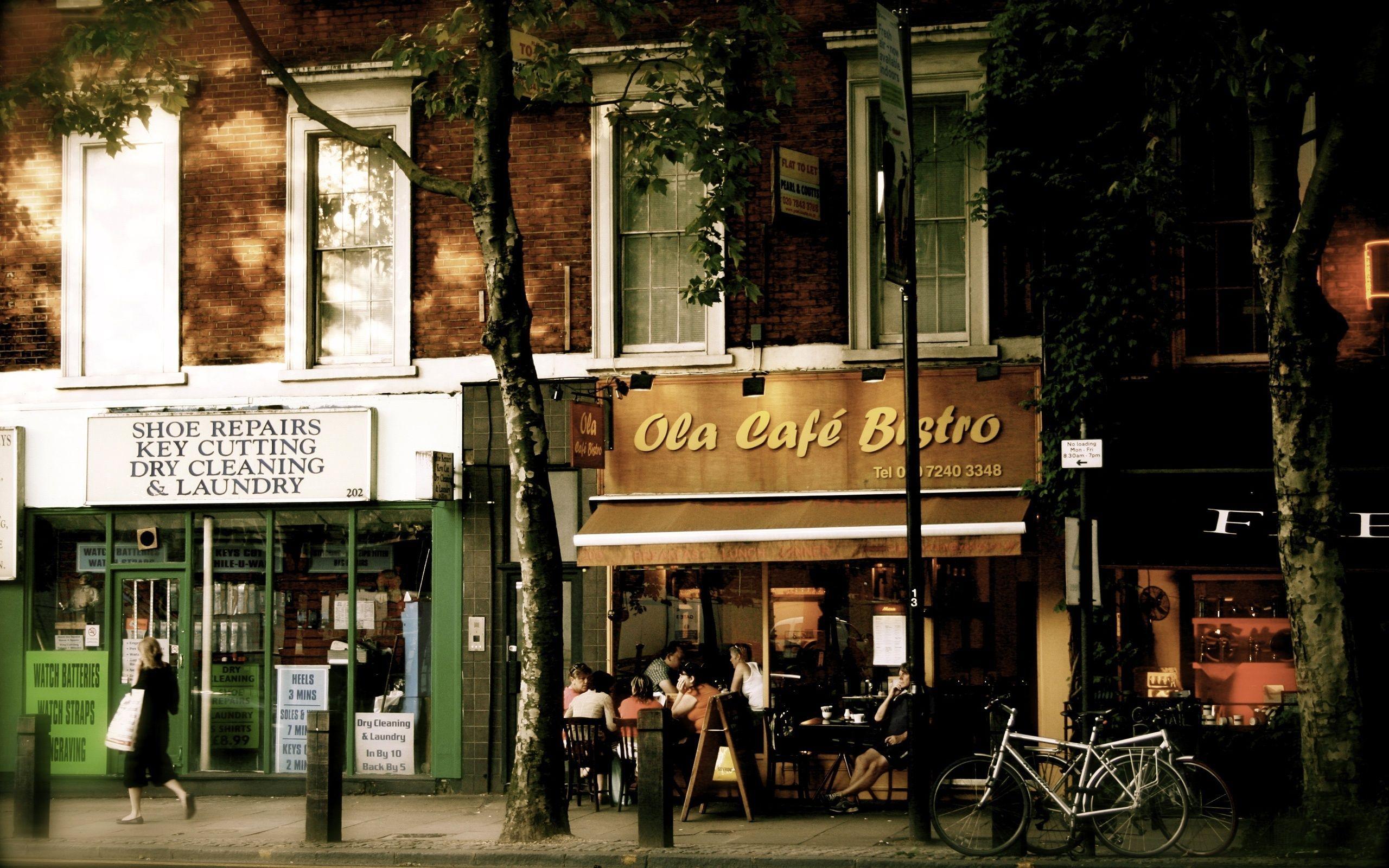 2560x1600 Coffee Shop Wallpaper Full HD Rainbow Wallpaper. Shop wallpaper, Vintage coffee shops, Coffee shop