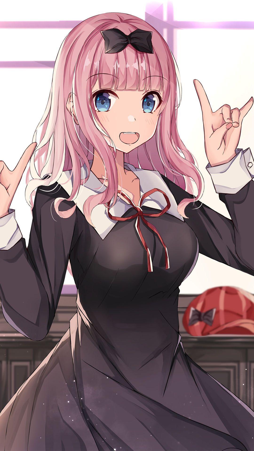 1080x1920 Chika Fujiwara Cute Phone Wallpaper