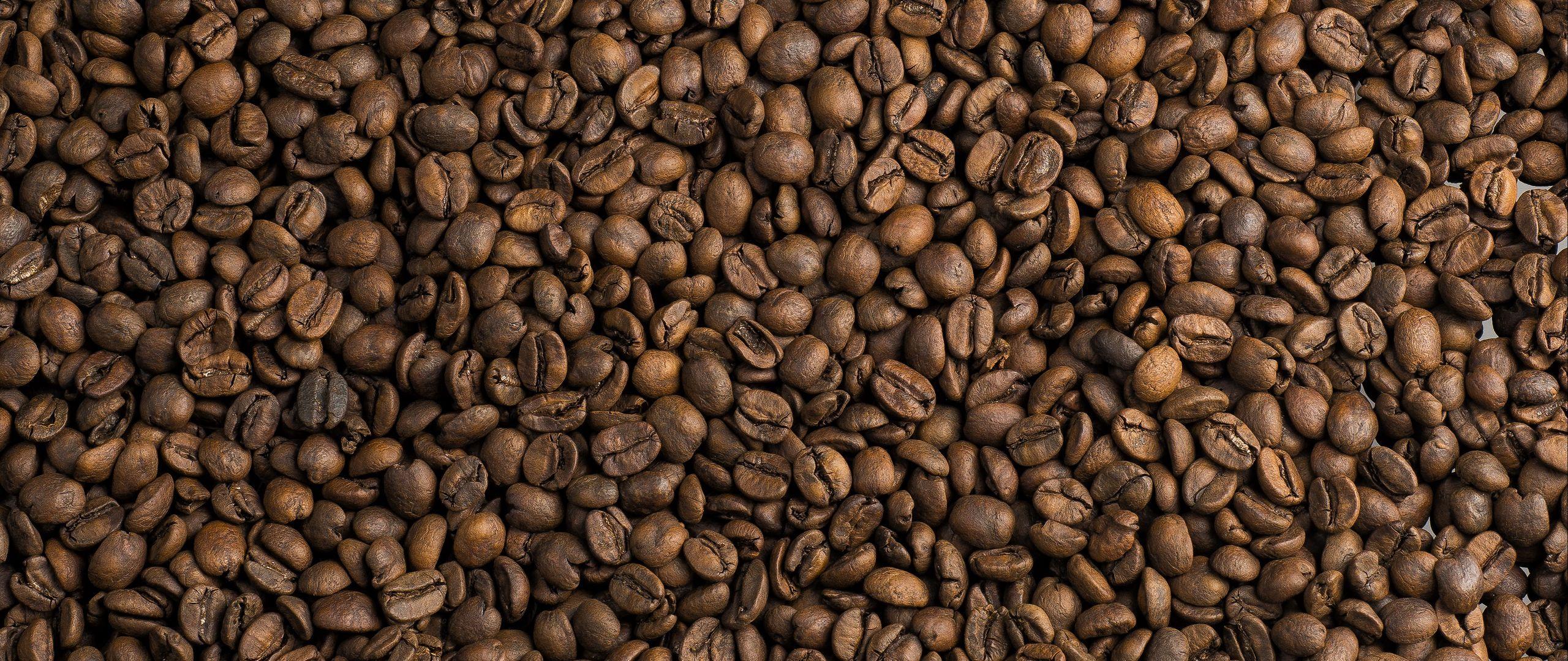 2560x1080 Download wallpaper 2560x1080 coffee beans, coffee, coffee house, fried dual wide 1080p HD background