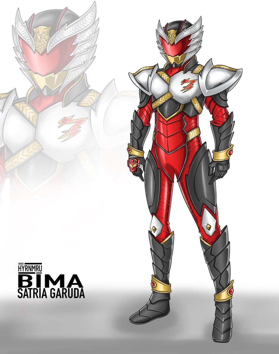 946x1200 Fan art Bima Satria Garuda. Bima Satria Garuda is an Indonesian tokusatsu superhero, similar in style to Kamen Rider. #kamenrider #tokusatsu #kamenriderzeztz #gozyuger #art #fanart