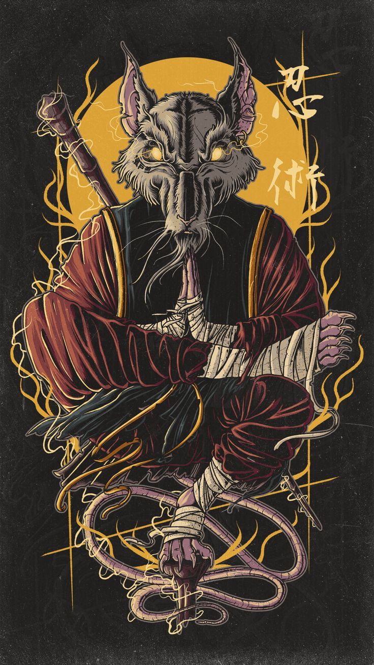 736x1308 Master Splinter Sensei TMNT Fanart