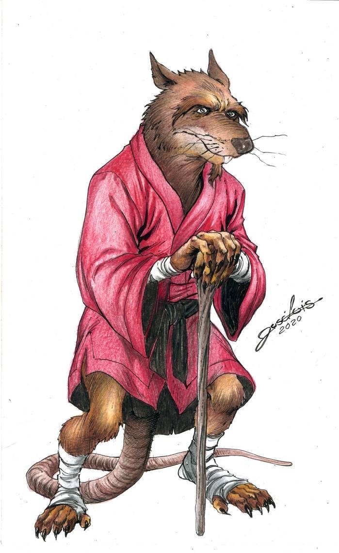 699x1142 Discover 37 TMNT Splinter And Master Splinter Artwork Ideas. Master Splinter Art, Master Splinter Tattoo, Master Splinter Quotes And More