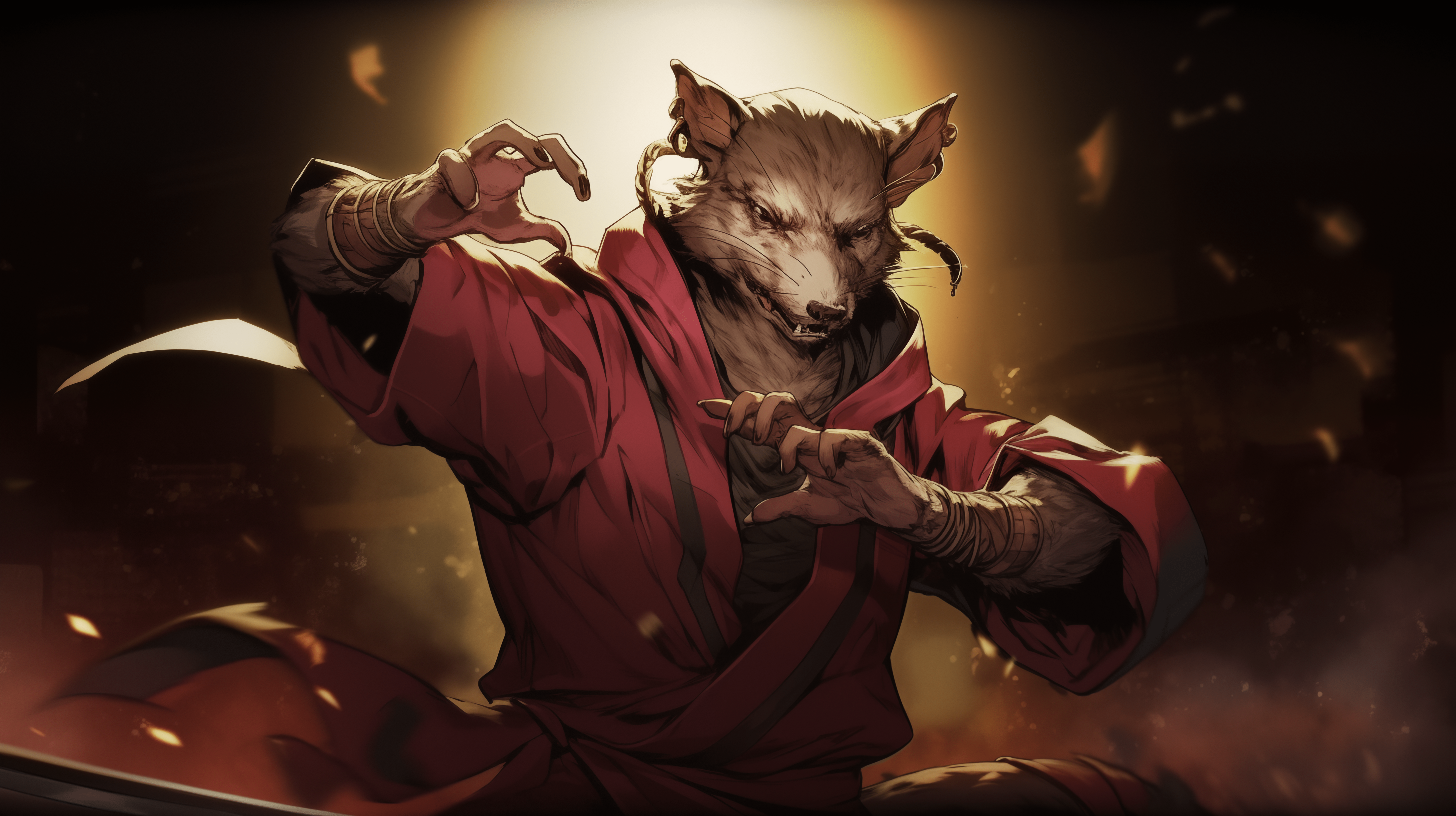 5824x3264 Master Splinter HD Wallpaper Turtles Guru