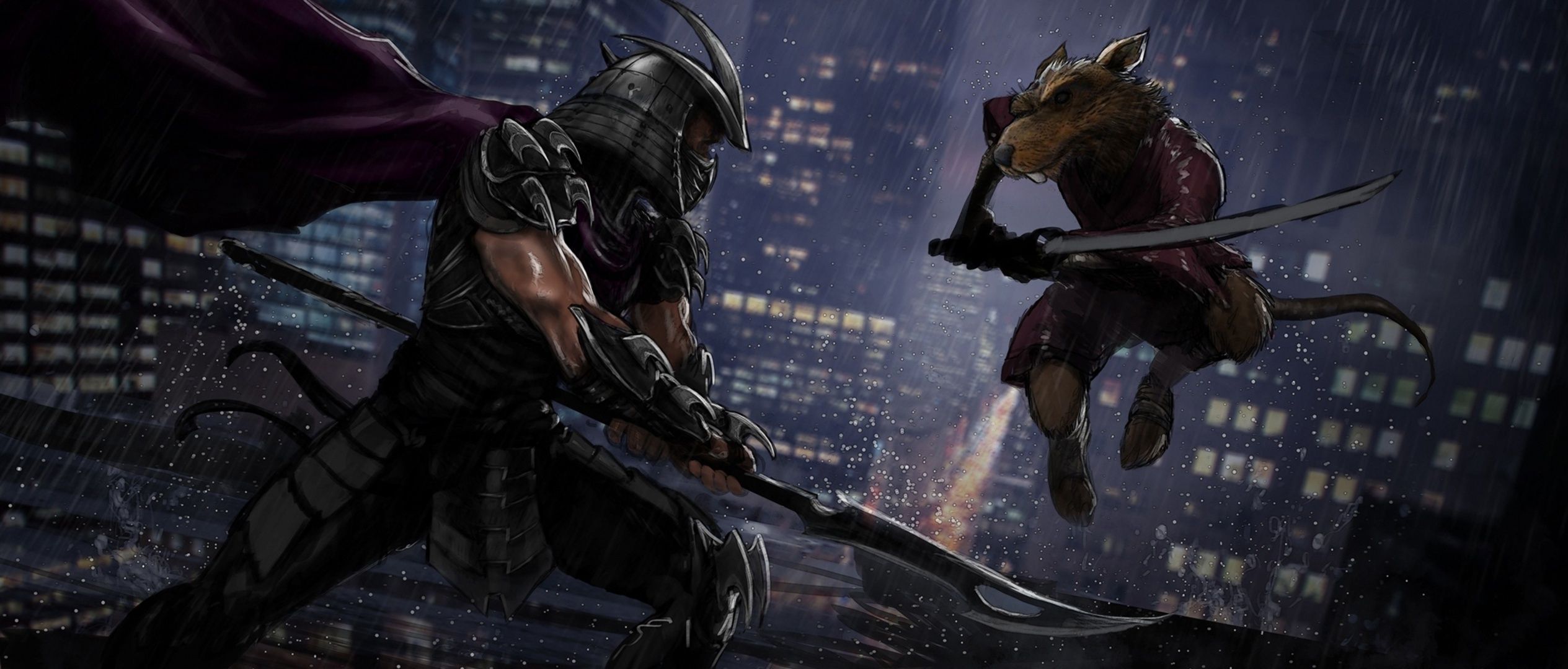 2529x1080 Splinter Wallpaper
