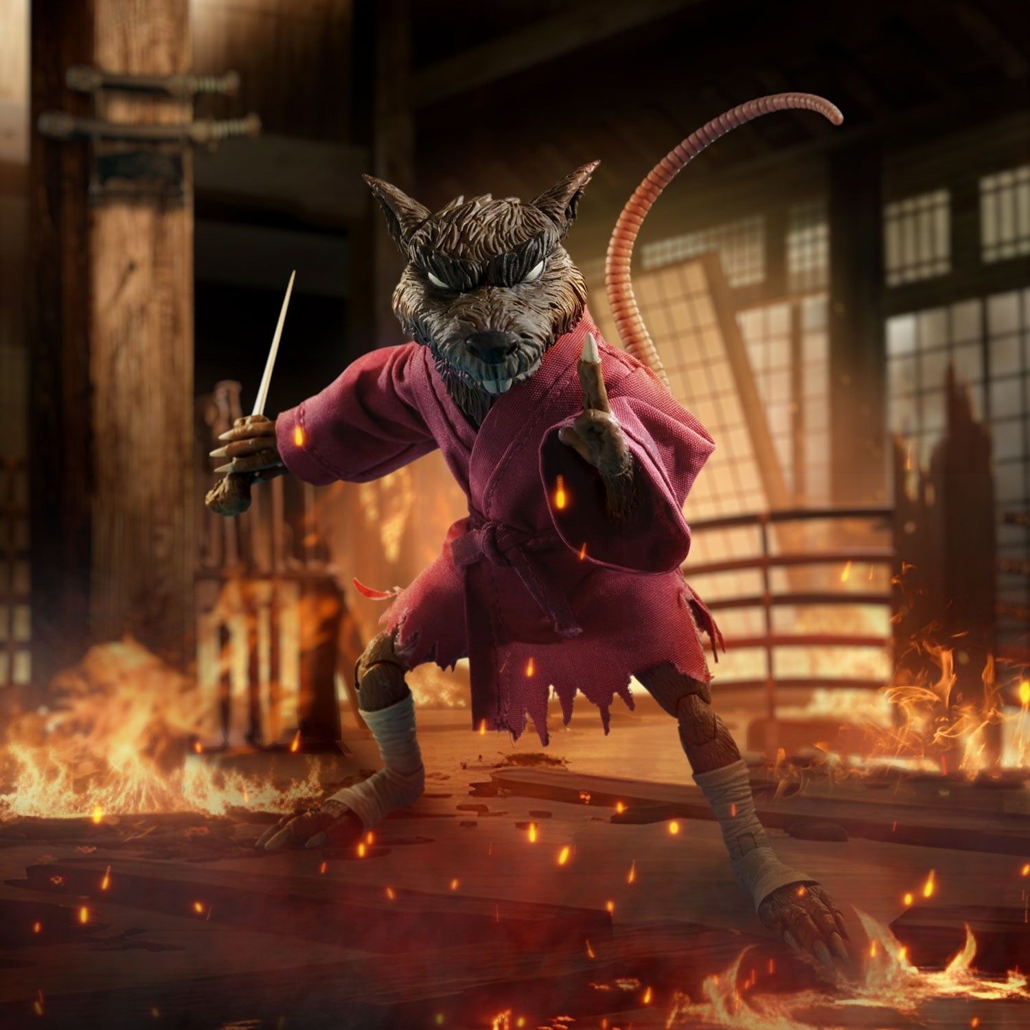 1500x1500 Teenage Mutant Ninja Turtles Mezco One:12 Collective Splinter