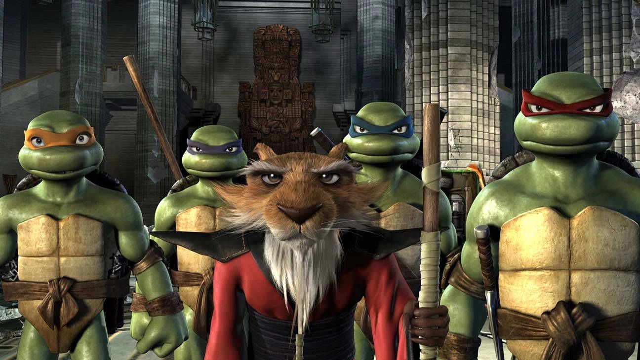 1296x730 Ninja Turtle With Master Splinter Wallpaper