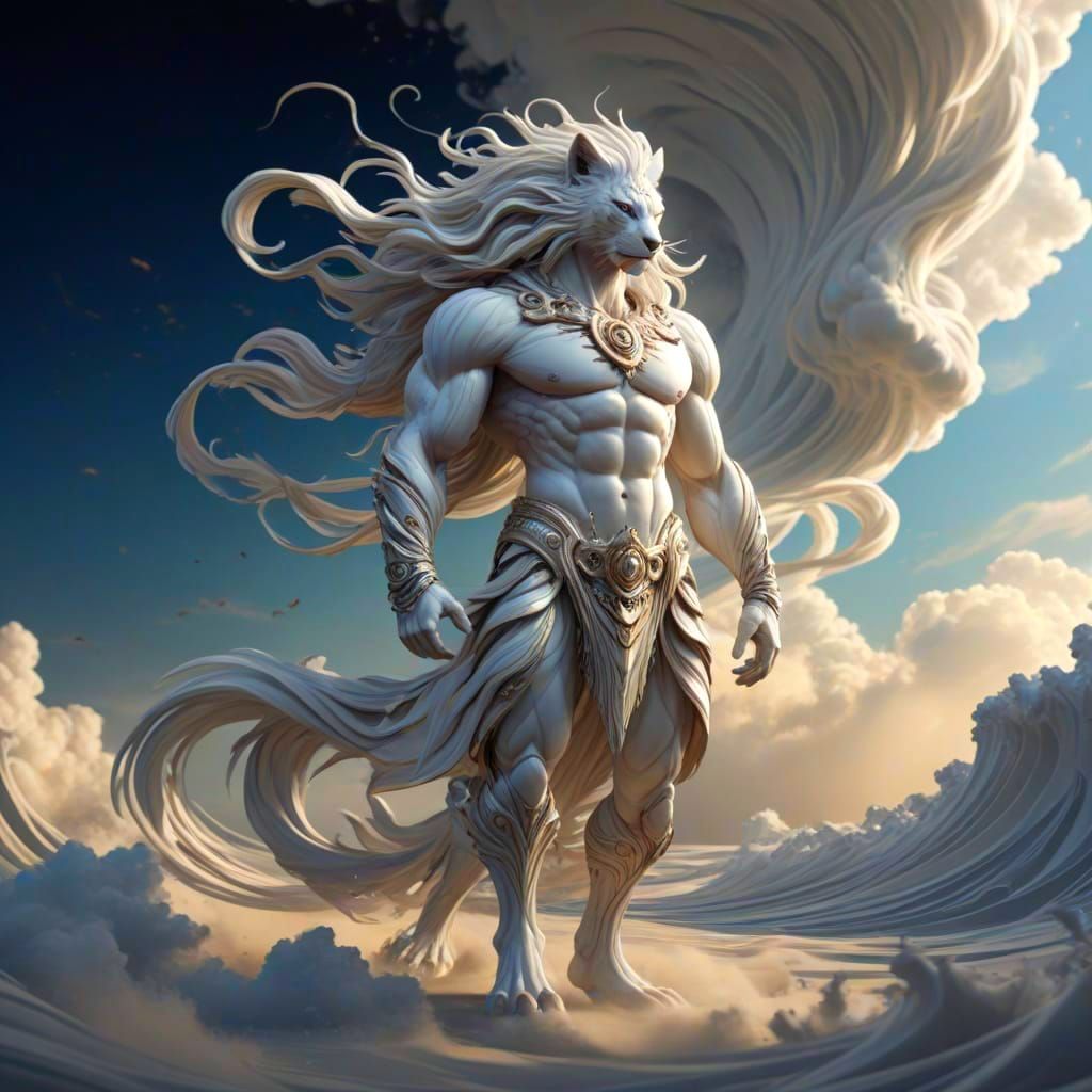 1024x1024 The White Tiger Byakko Divine Beast of Autumn: By