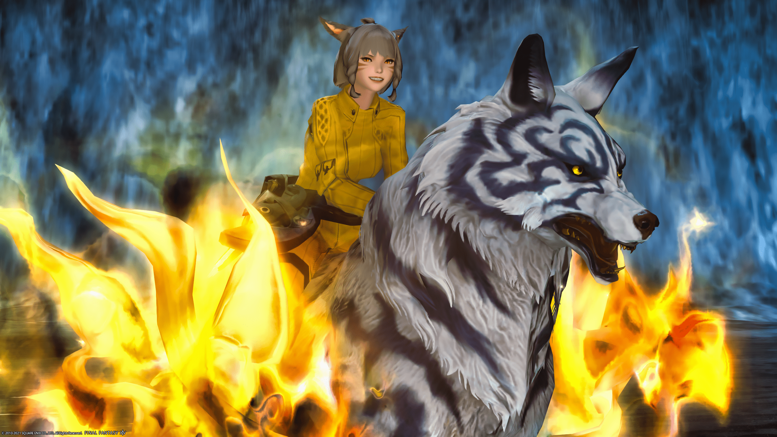 2560x1440 I finally have the Byakko mount! Guess I gotta start talking with a Welsh Accent :v