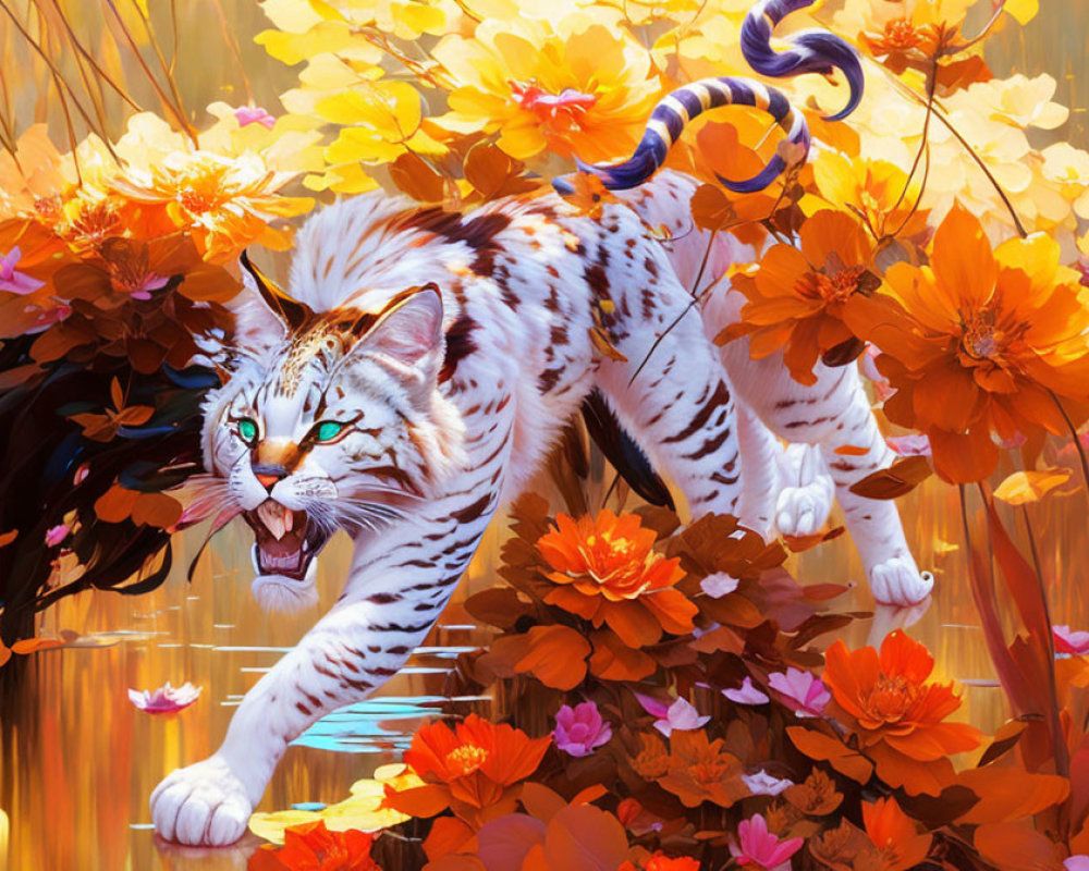 1000x800 AI Generated Byakko Photo and Artwork. Deep Dream Generator