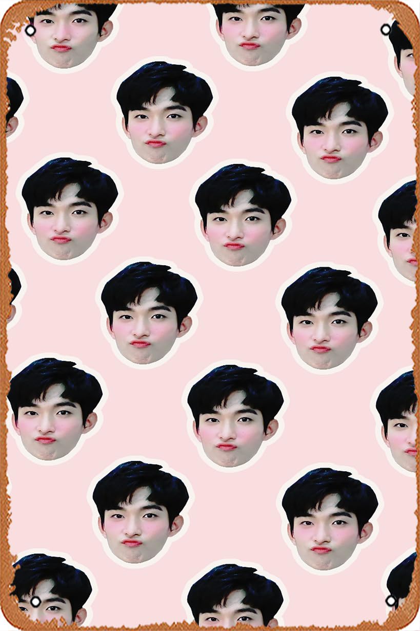 819x1228 Seventeen Wallpaper KpopFaves3333 dk locks seventeen locks kpop locks diecisiete pastel dk pastel seokmin lee seokmin retro metal cartel para jardín club exterior interior hogar pared decorativo 8x12 : Herramientas y