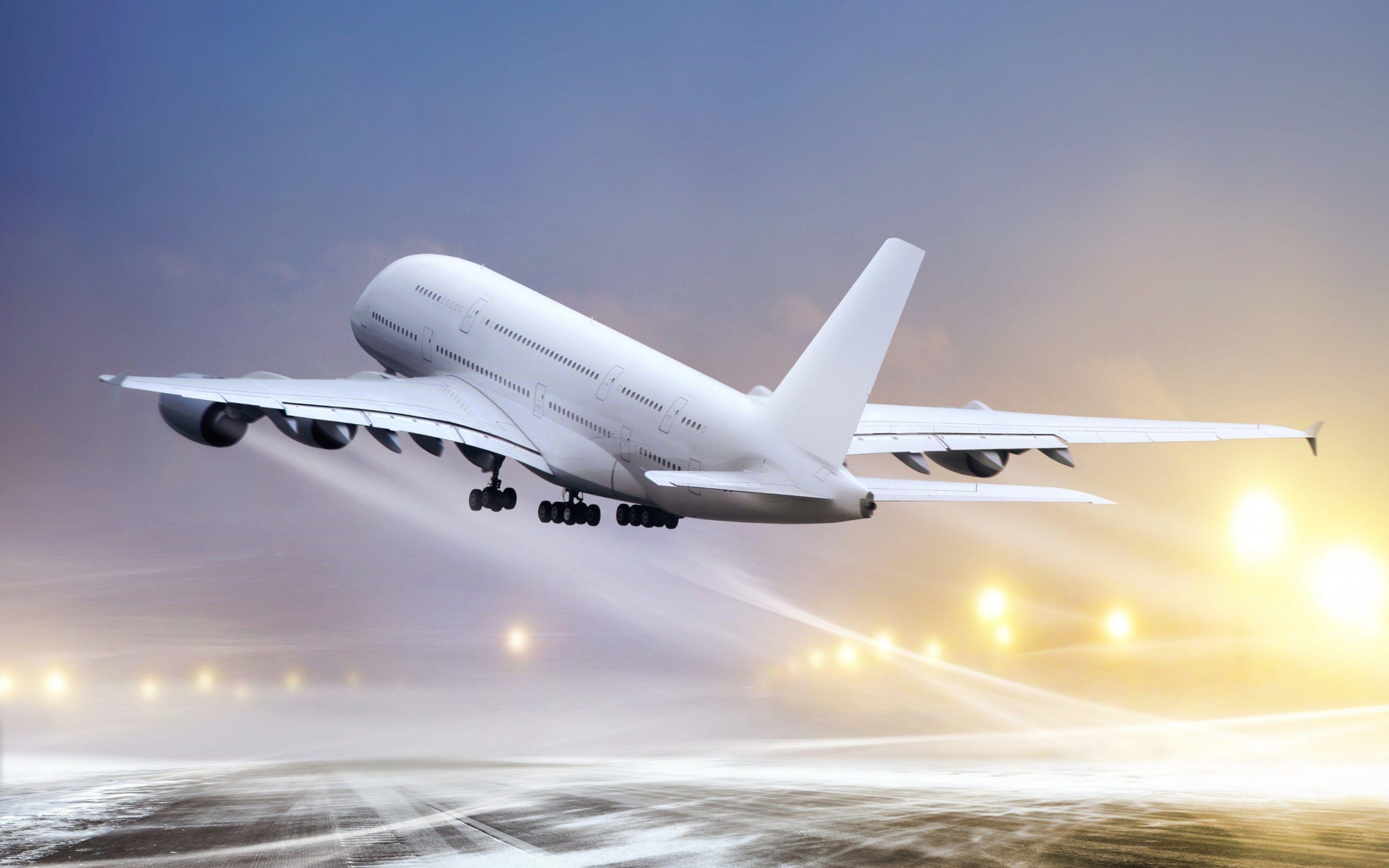 2880x1800 Plane Taking Off Wallpaper