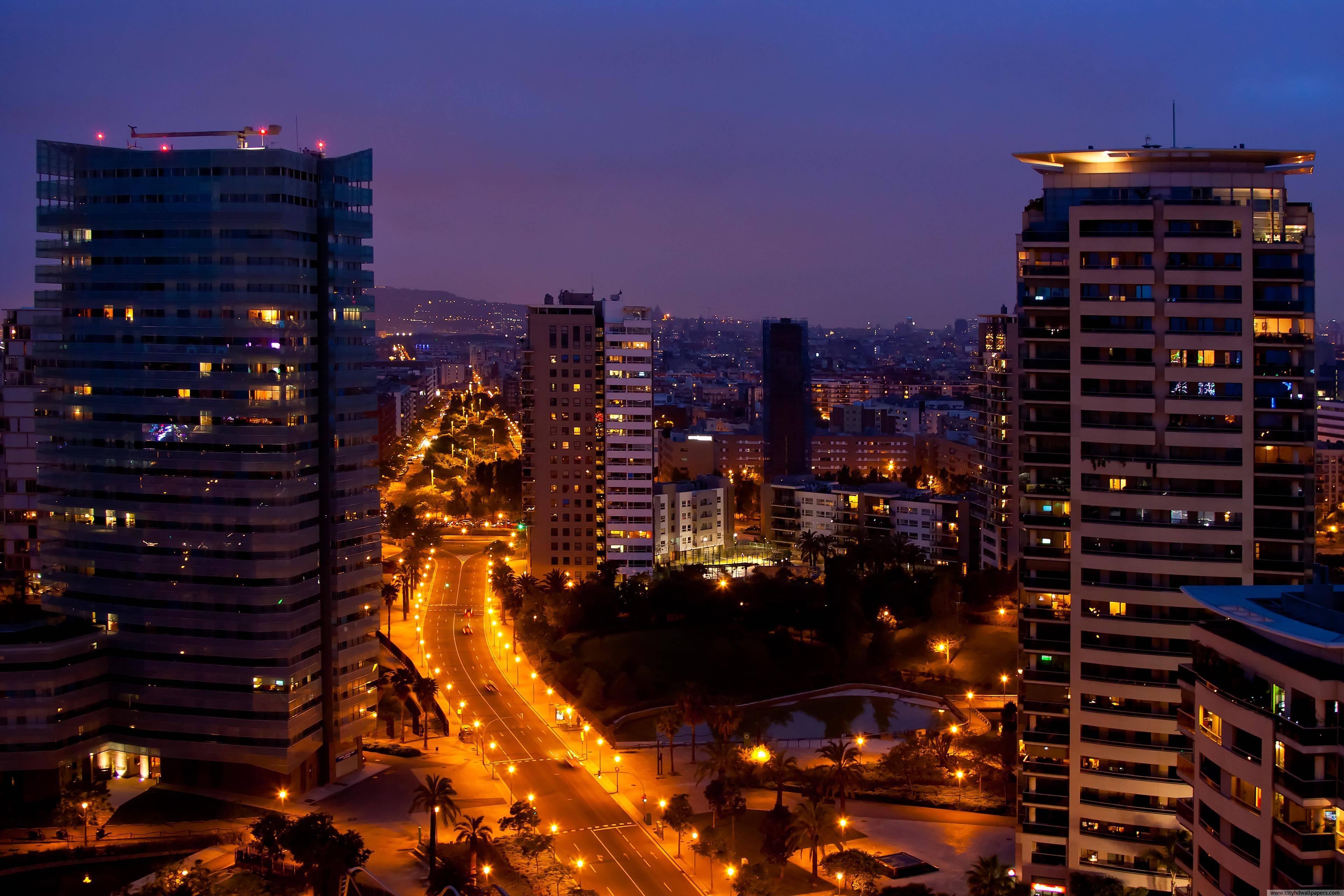 3840x2560 Free download Beautiful street at night in Barcelona city city wallpaper [3840x2560] for your Desktop, Mobile & Tablet. Explore Barcelona City Wallpaper. Barcelona Desktop Wallpaper, Barcelona Spain Wallpaper, Barcelona Phone Wallpaper