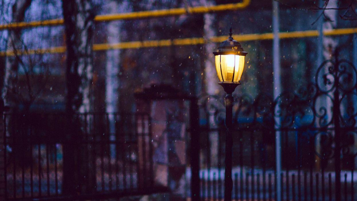 1244x700 Street lamp beautiful winter snow wallpaperx1080