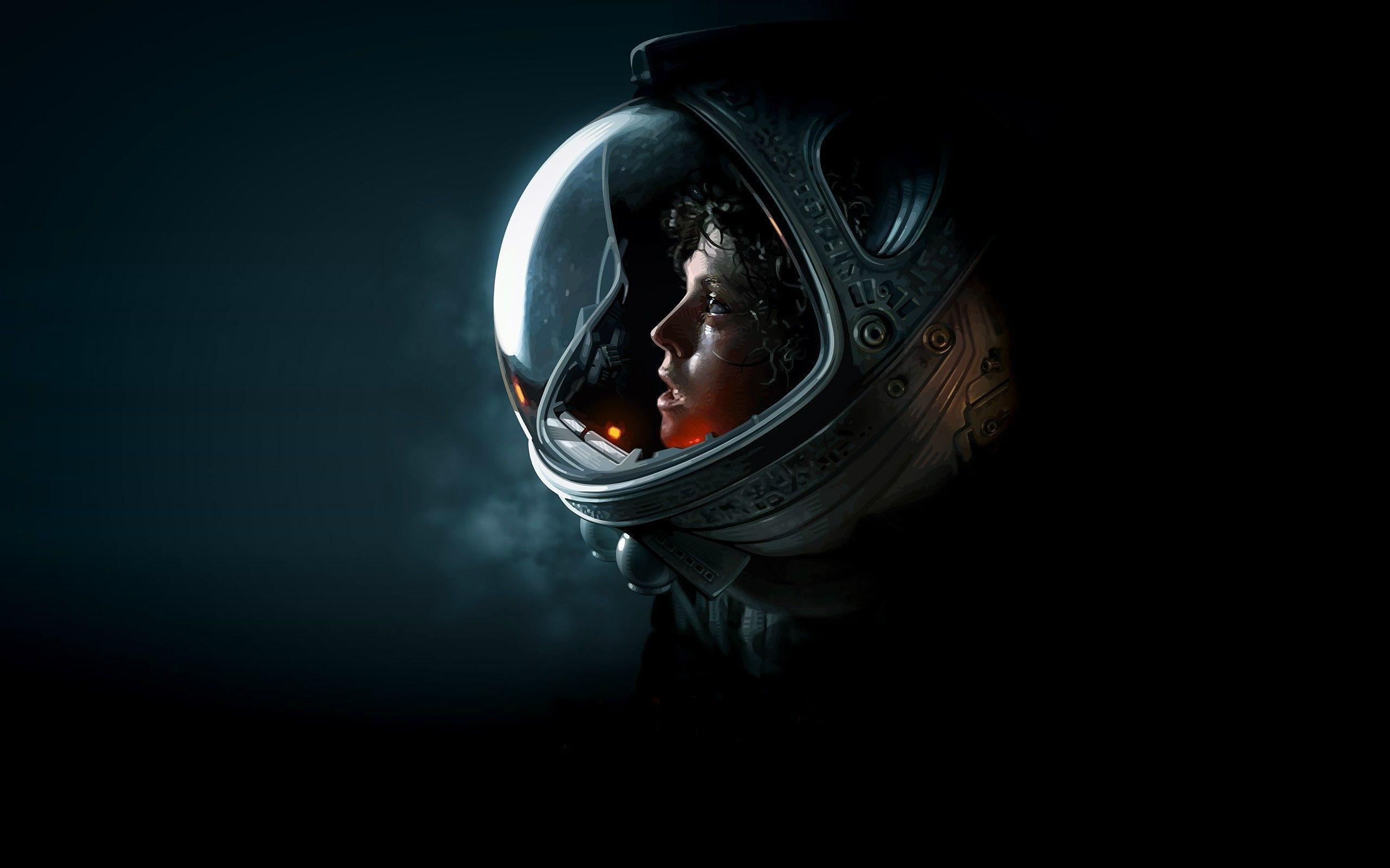2560x1600 Người ngoài hành tinh (phim), Sigourney Weaver, Ellen Ripley, Tác phẩm nghệ thuật, Khoa học viễn tưởng, Bộ đồ không gian Hình nền HD / Nền máy tính để bàn và di động