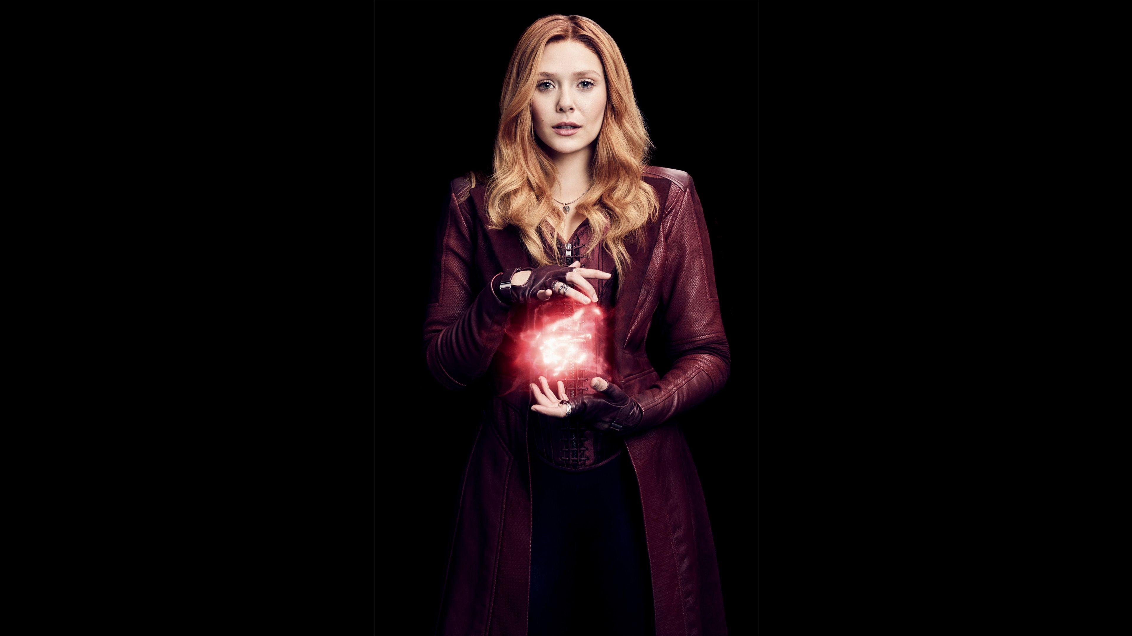 3840x2160 Avengers: Infinity War Scarlet Witch Wanda Maximoff 4K