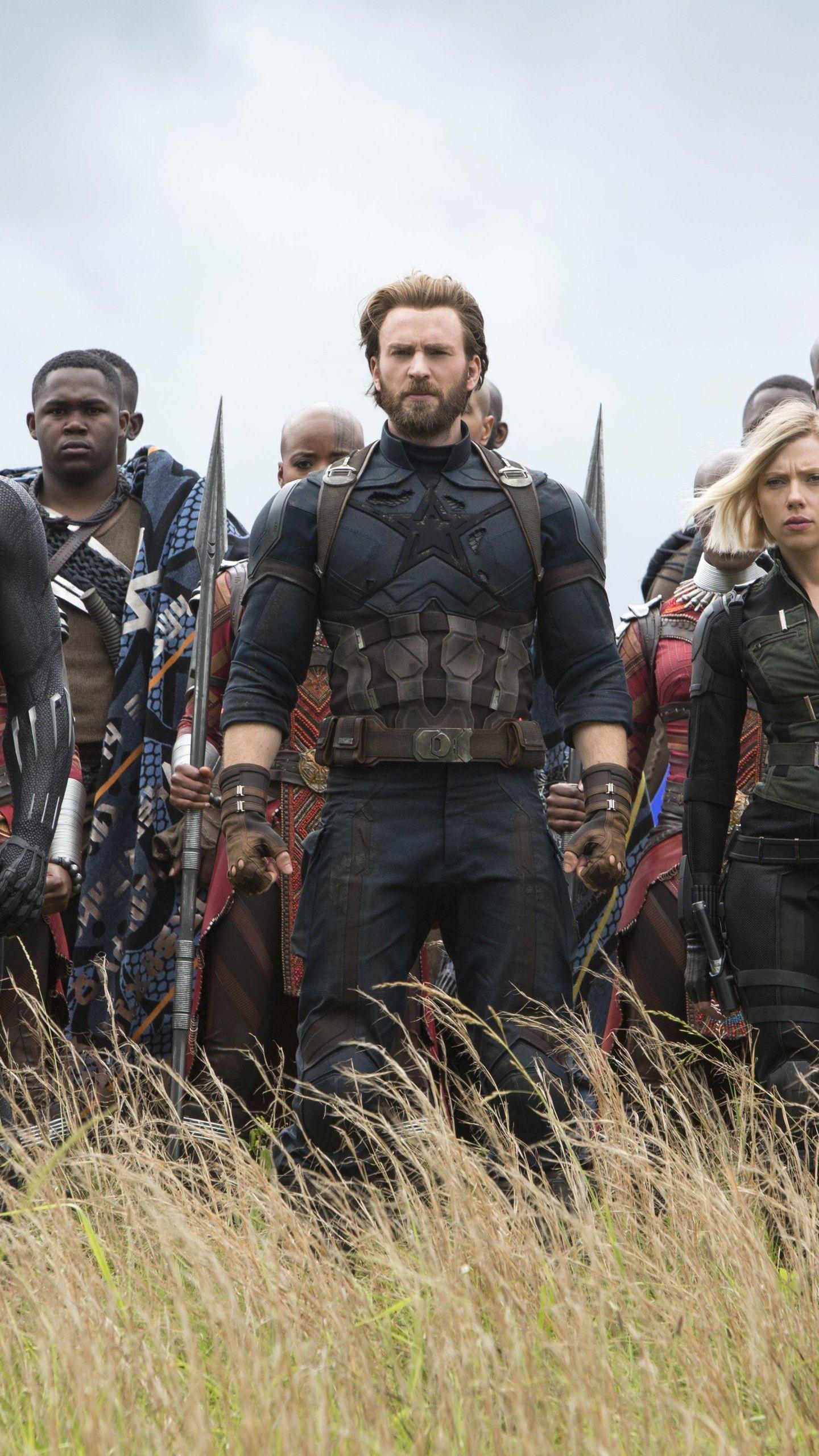 1440x2560 Infinity War, Black Widow, Captain .