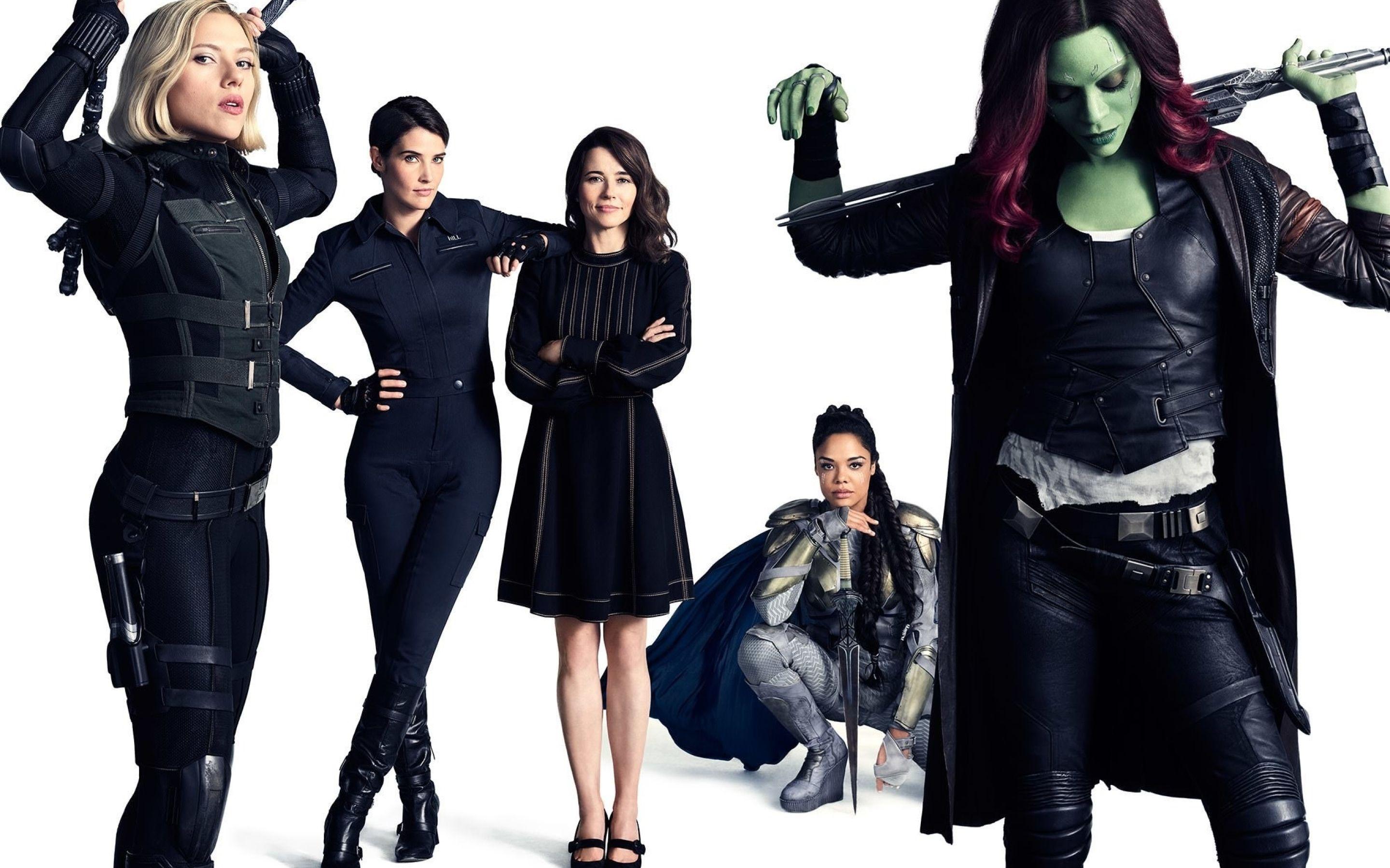 2880x1800 Black Widow, Valkyrie, Gamora And Wasp In Avengers Infinity War Macbook Pro Retina Wallpaper, HD Movies 4K Wallpaper, Image, Photo and Background
