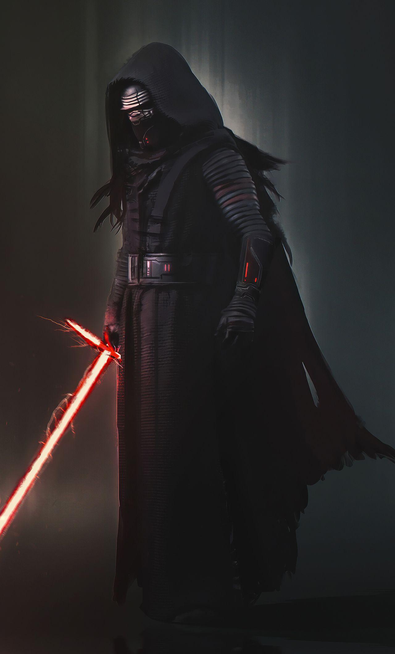 1280x2120 Kylo Ren Darkness 4k iPhone HD 4k Wallpaper, Image, Background, Photo and Picture