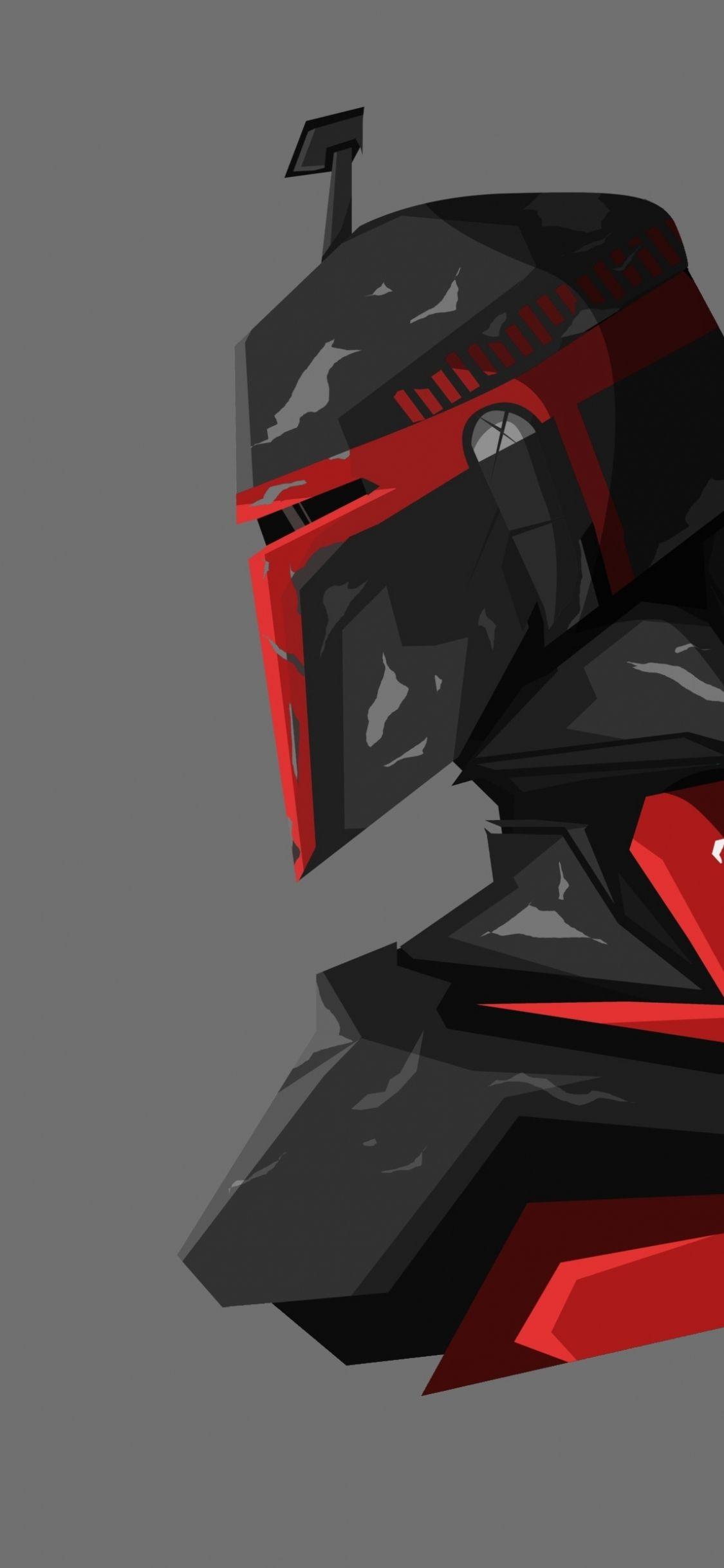 1125x2436 Download 1125x2436 wallpaper boba fett, star wars, captain, art, iphone x 1125x2436 HD image, background, 10576